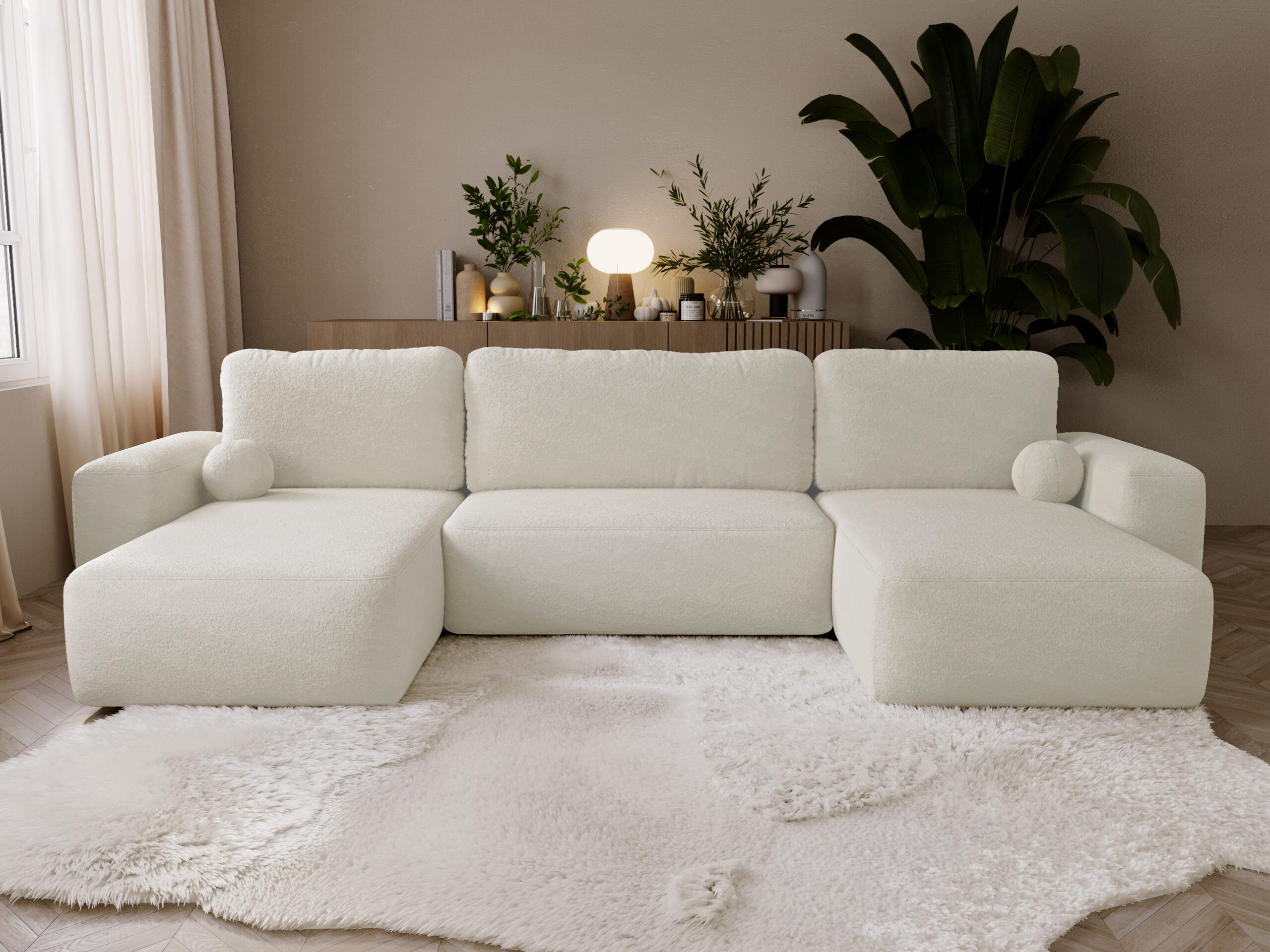 Hjørnesofa TrendyNest Piscor (Coral 65)