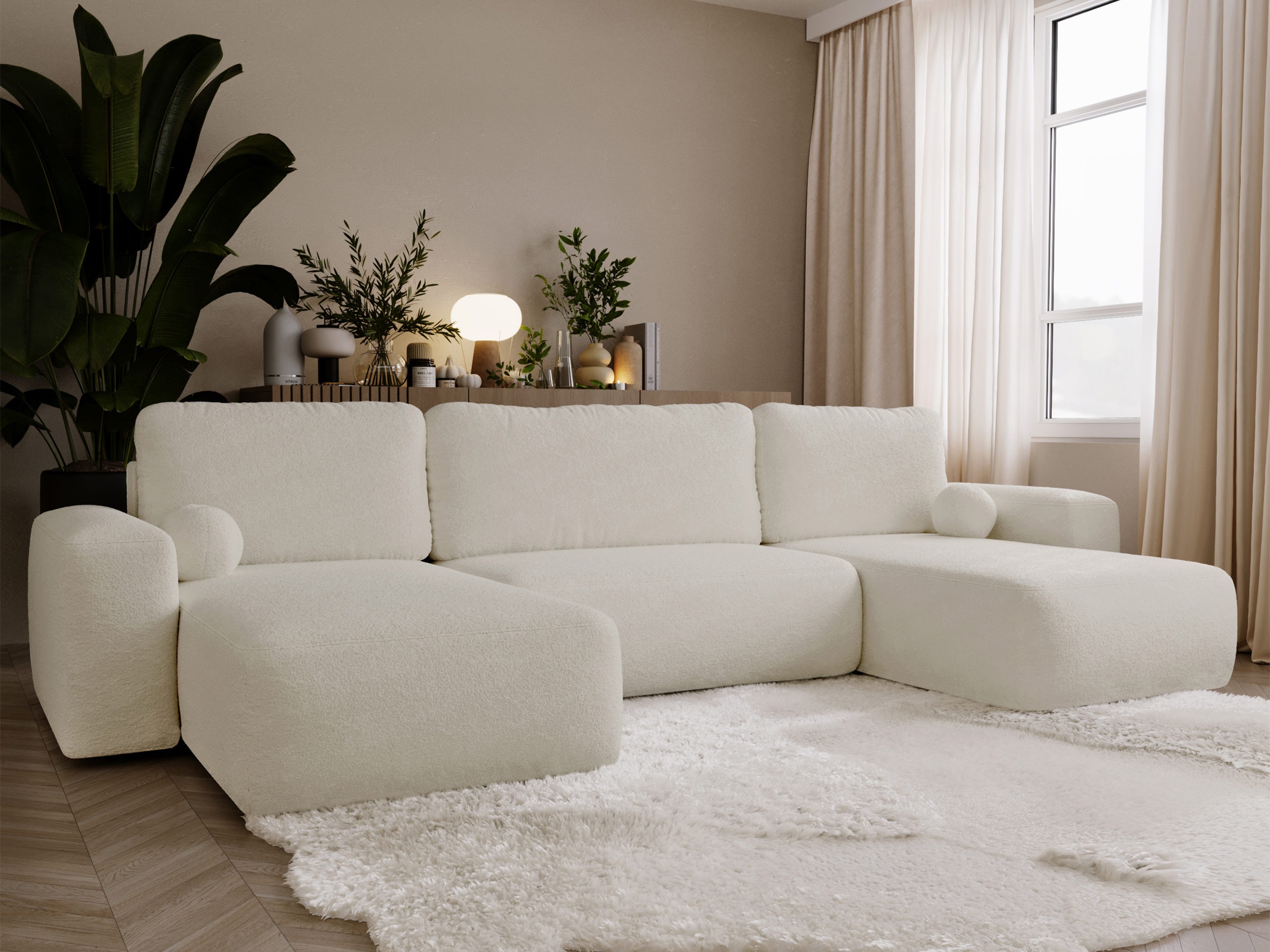 Hjørnesofa TrendyNest Piscor (Coral 65)