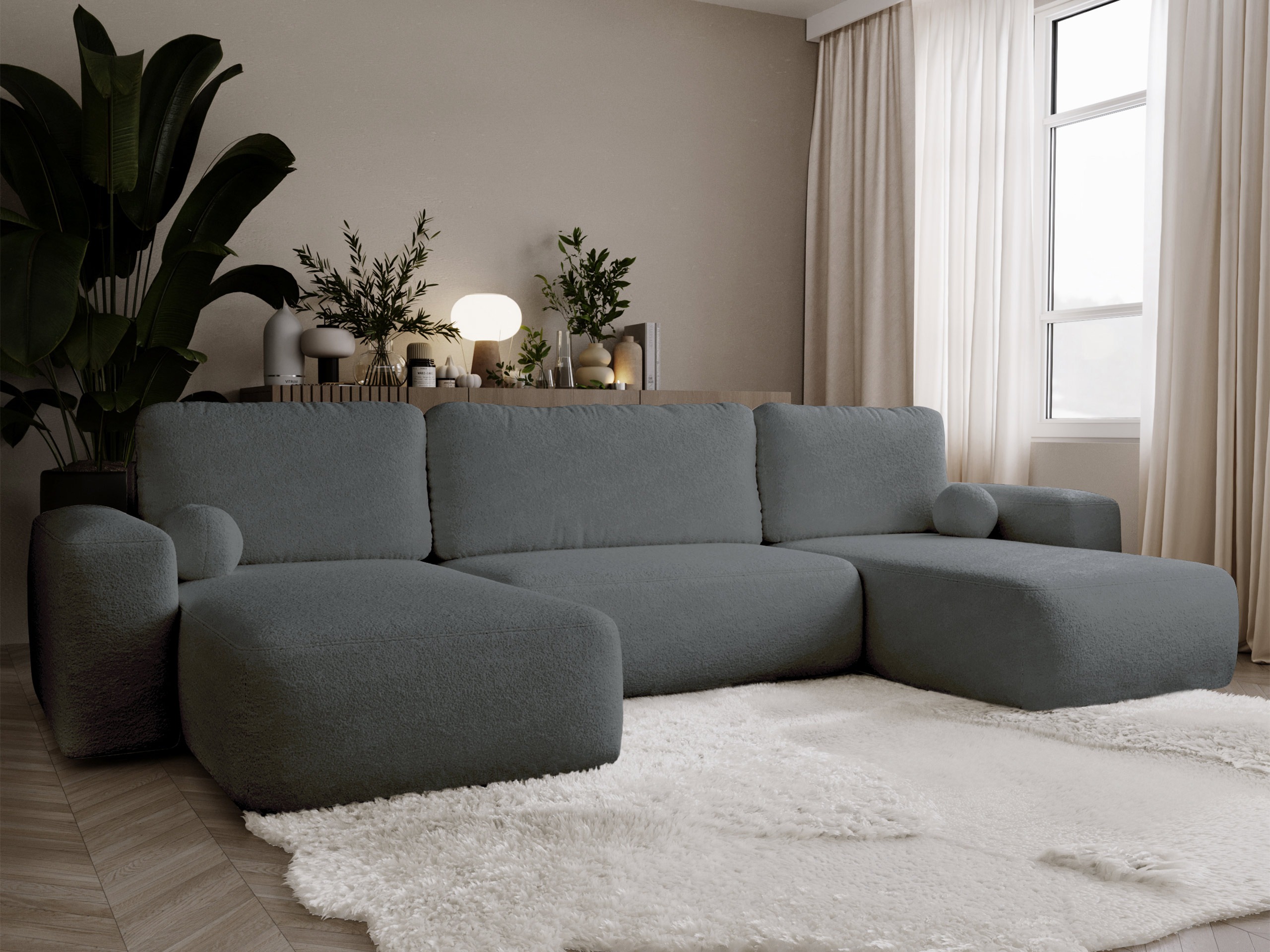 Hjørnesofa TrendyNest Piscor (Coral 80)