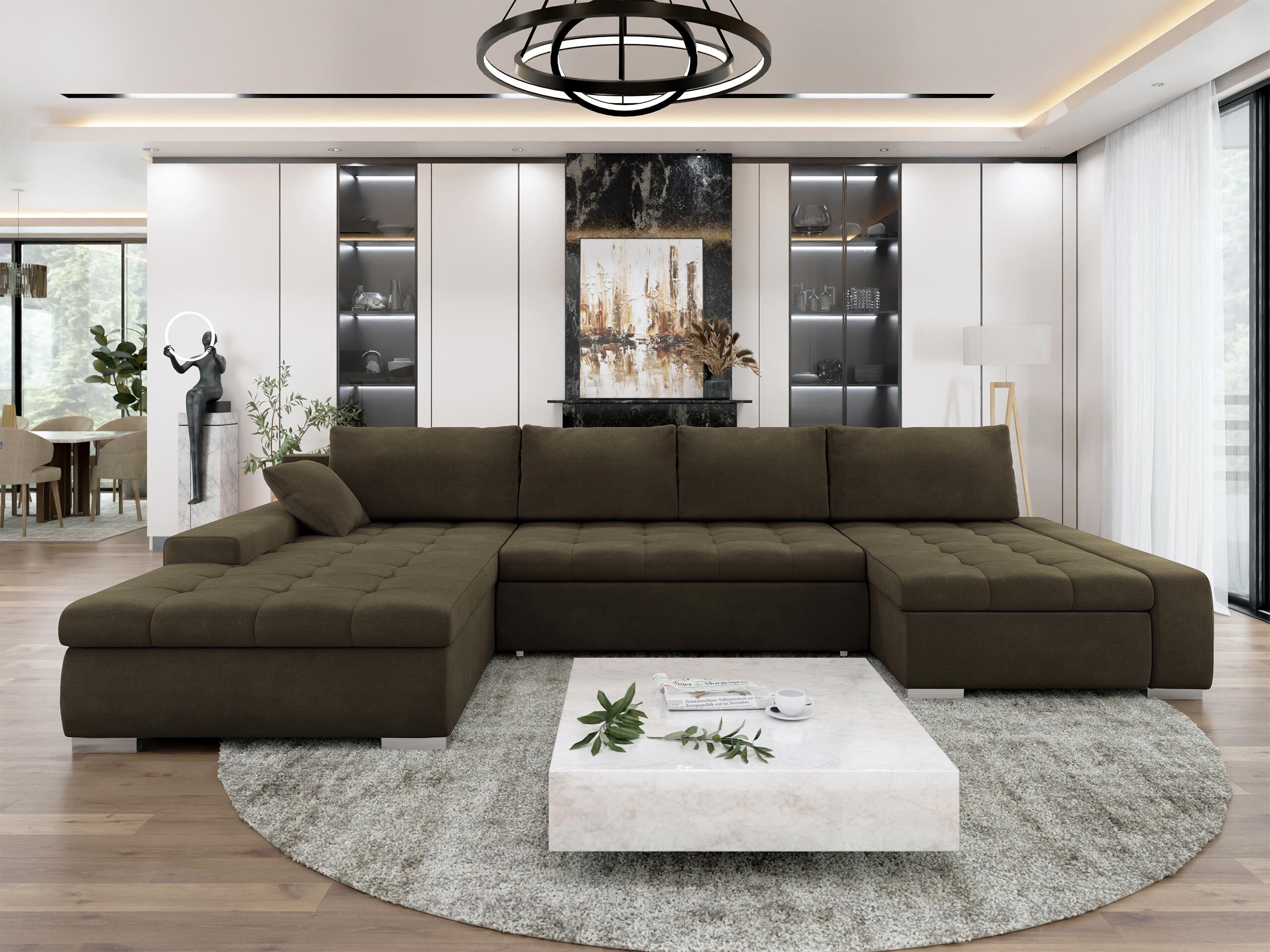 Hjørnesofa Comfivo Oliva (Wave 09)