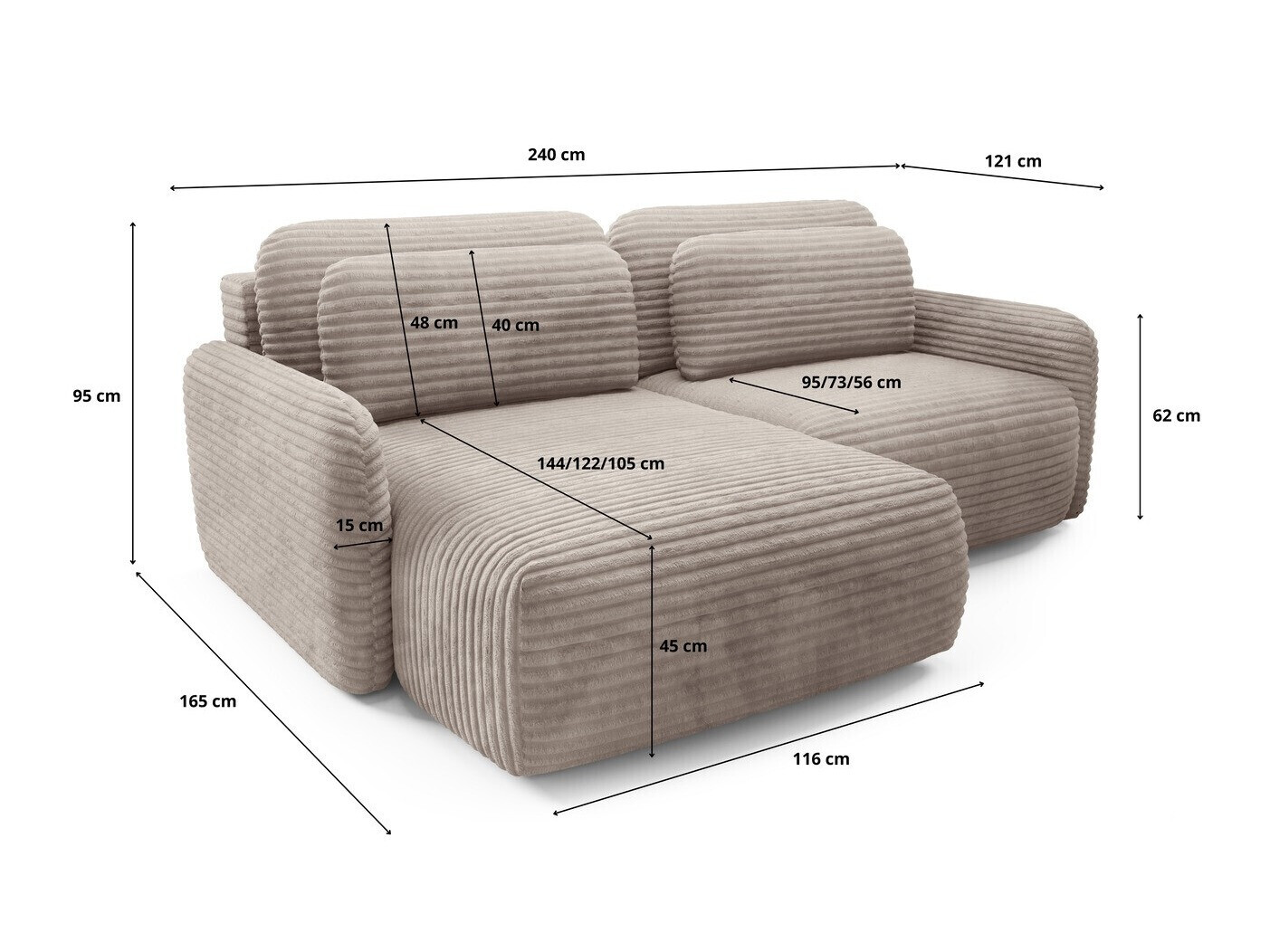 Hjørnesofa Franklin 217 (Ambience 1)