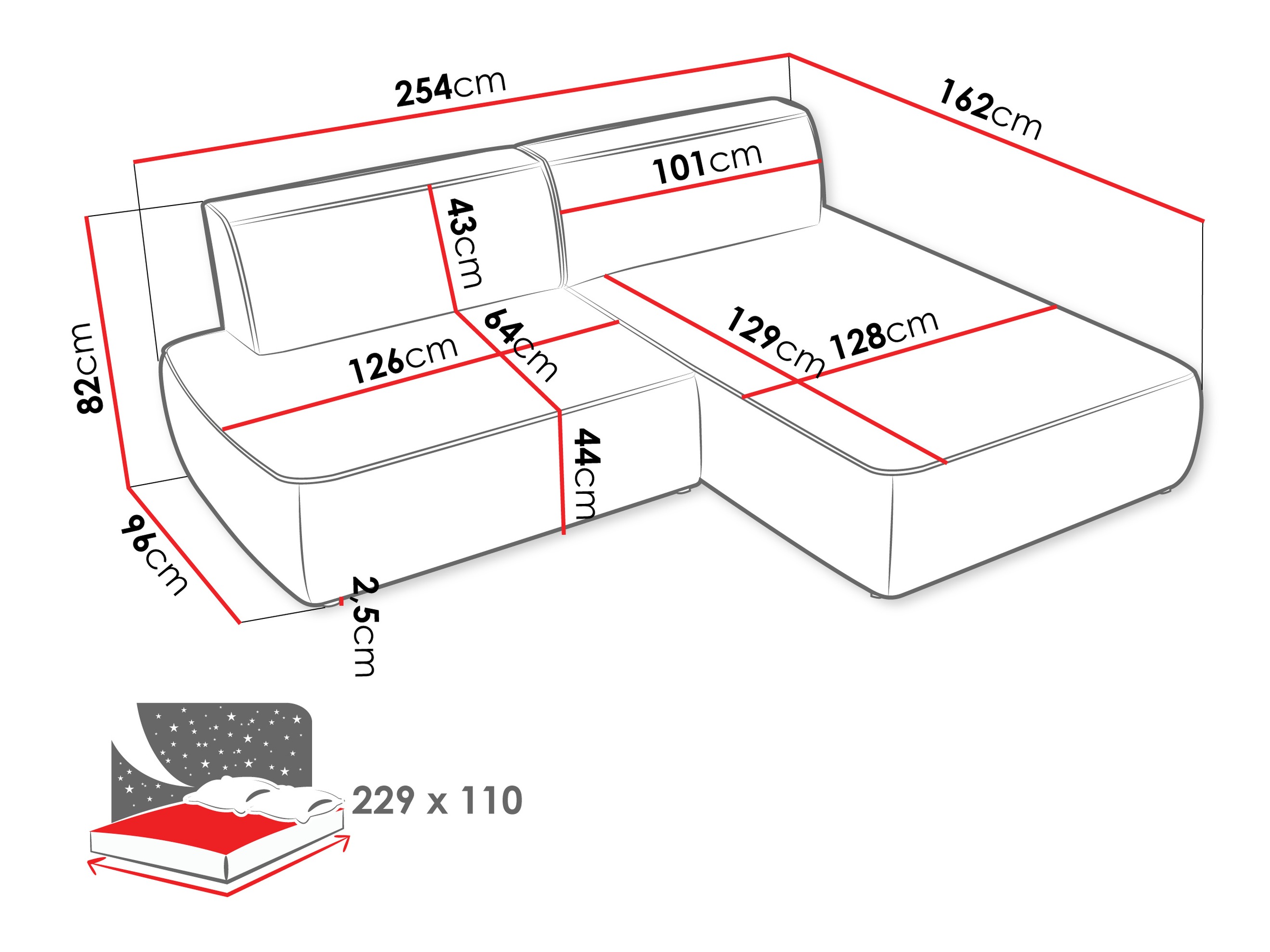 Hjørnesofa Comfivo Soror (Velo 635)