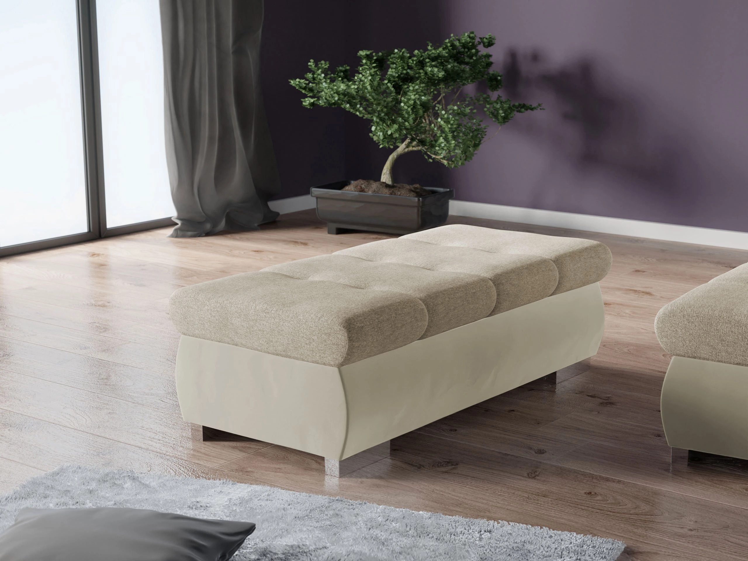 Polstret bænk Comfivo Nitor I (Magic Velvet 2201 + Matana 17)