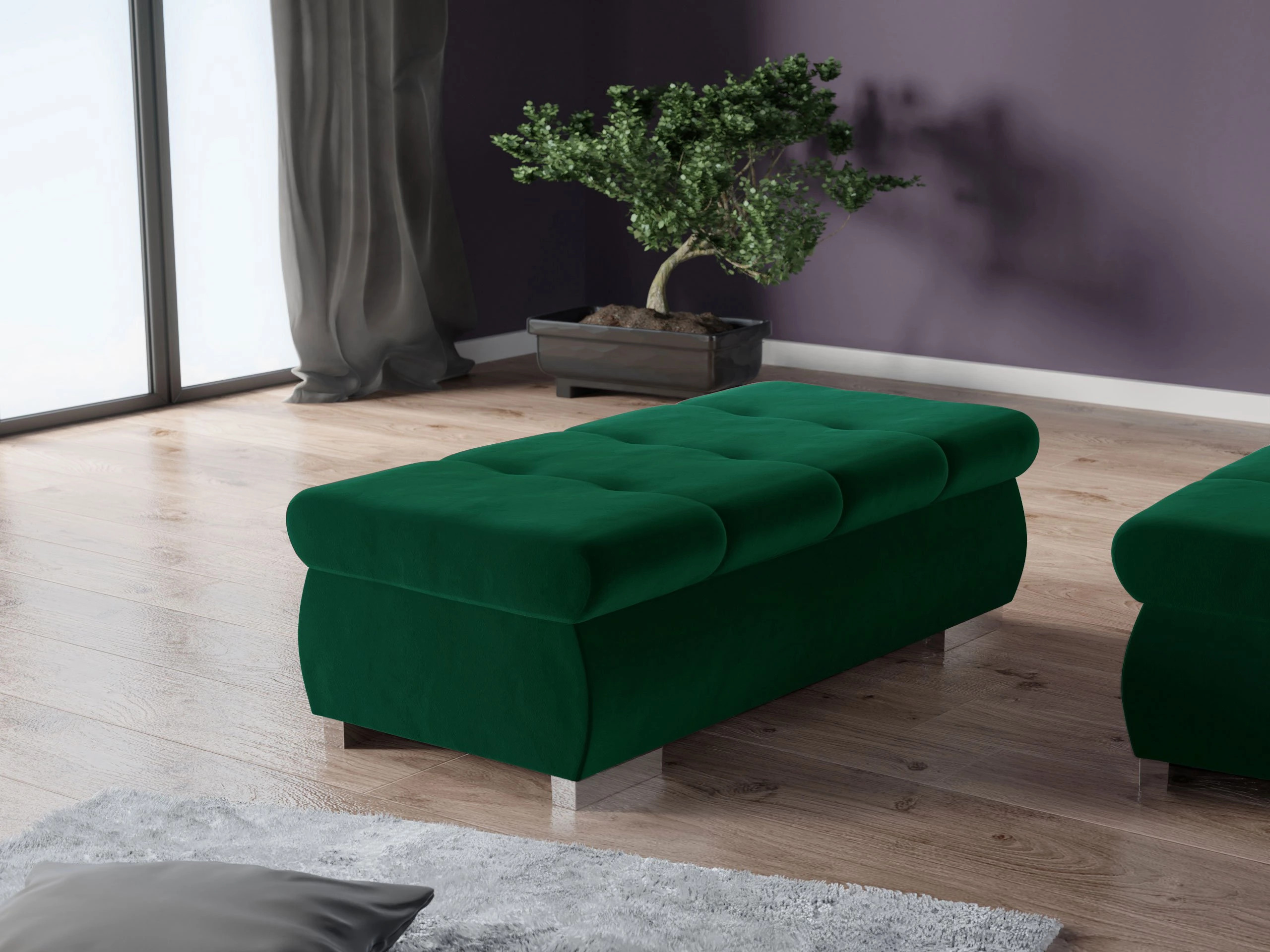 Polstret bænk Comfivo Nitor I (Magic Velvet 2225)