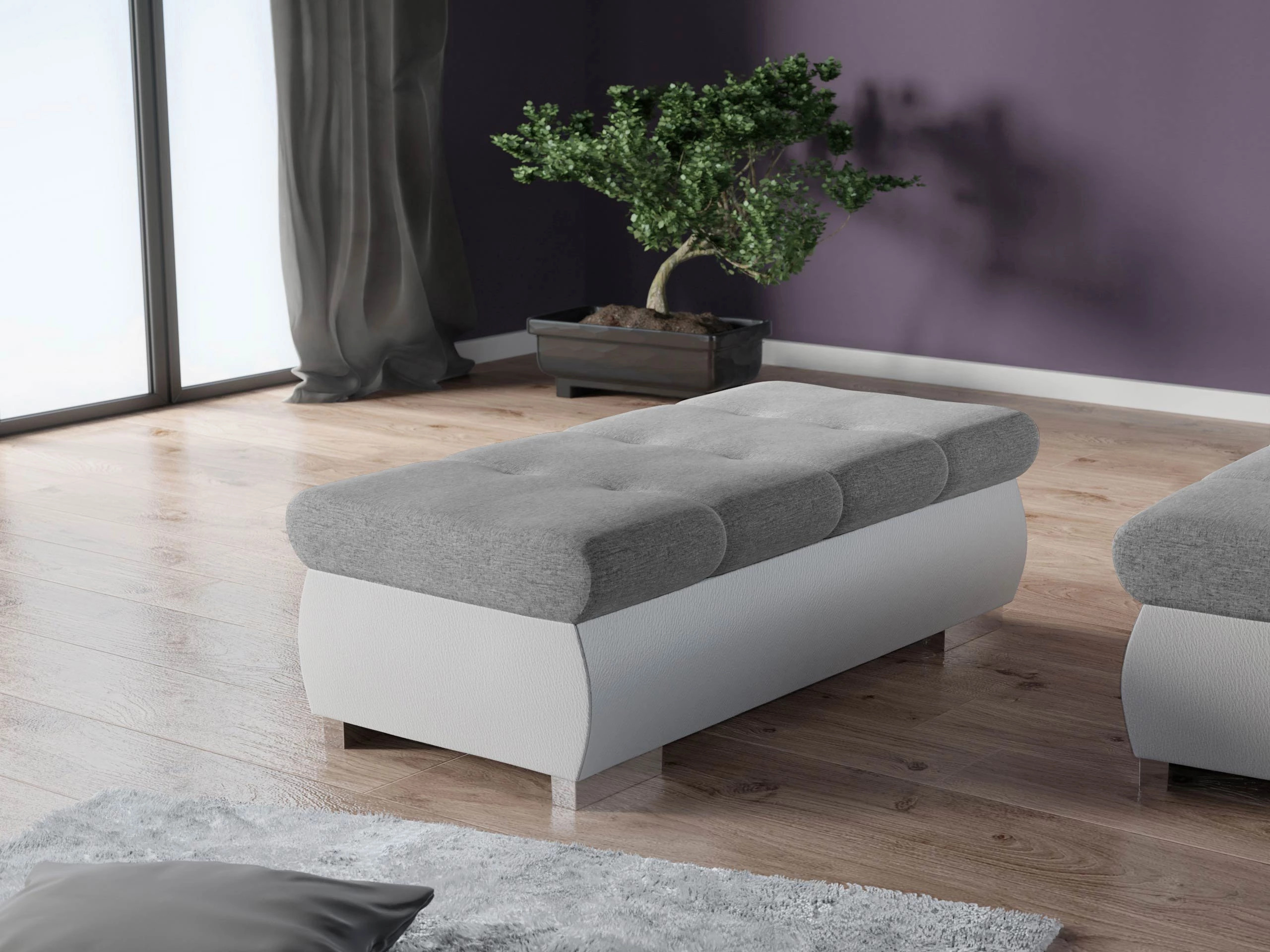 Polstret bænk Comfivo Nitor I (Soft 017 + Soul 17)