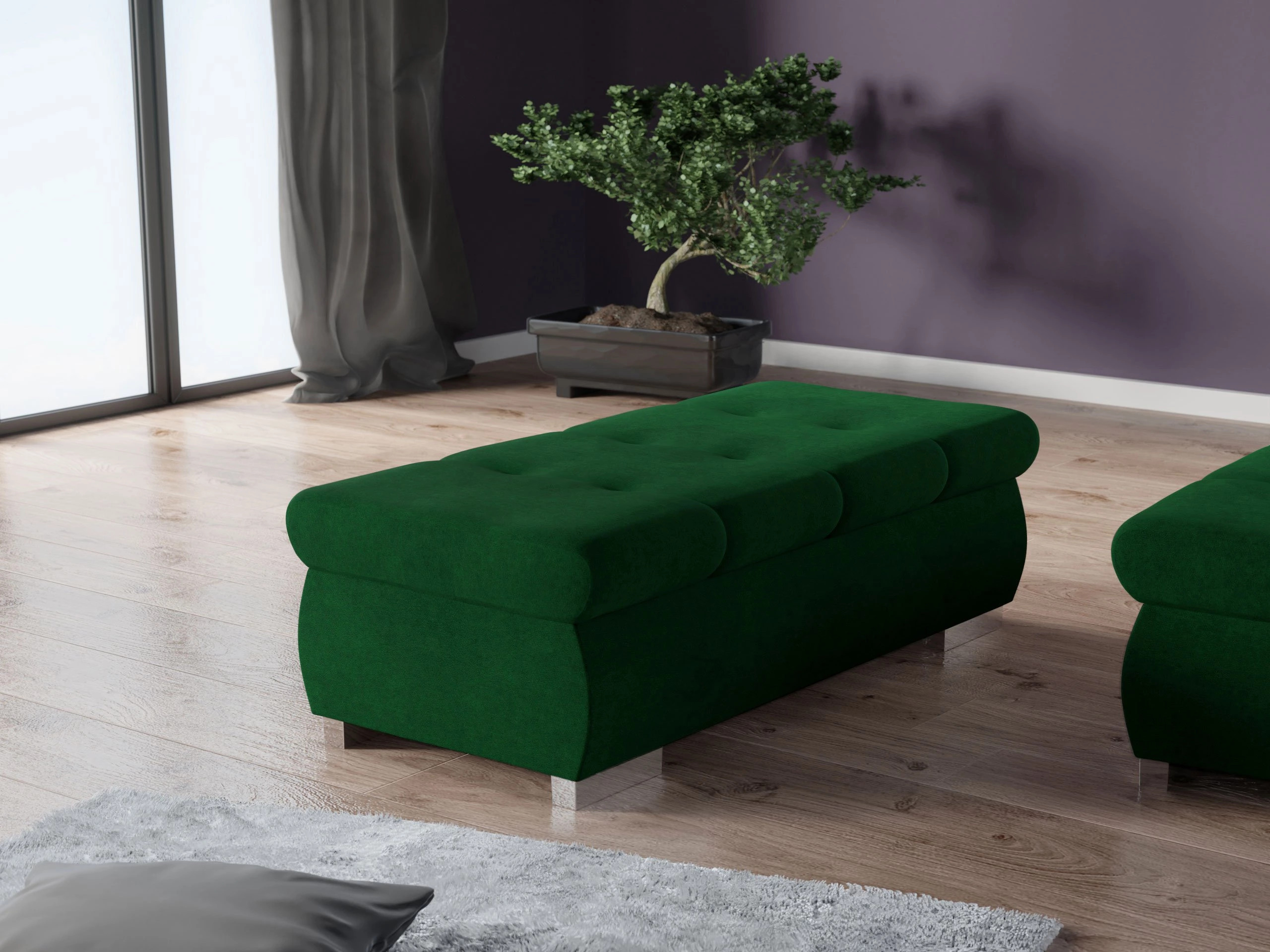 Polstret bænk Comfivo Nitor I (Uttario Velvet 2951)