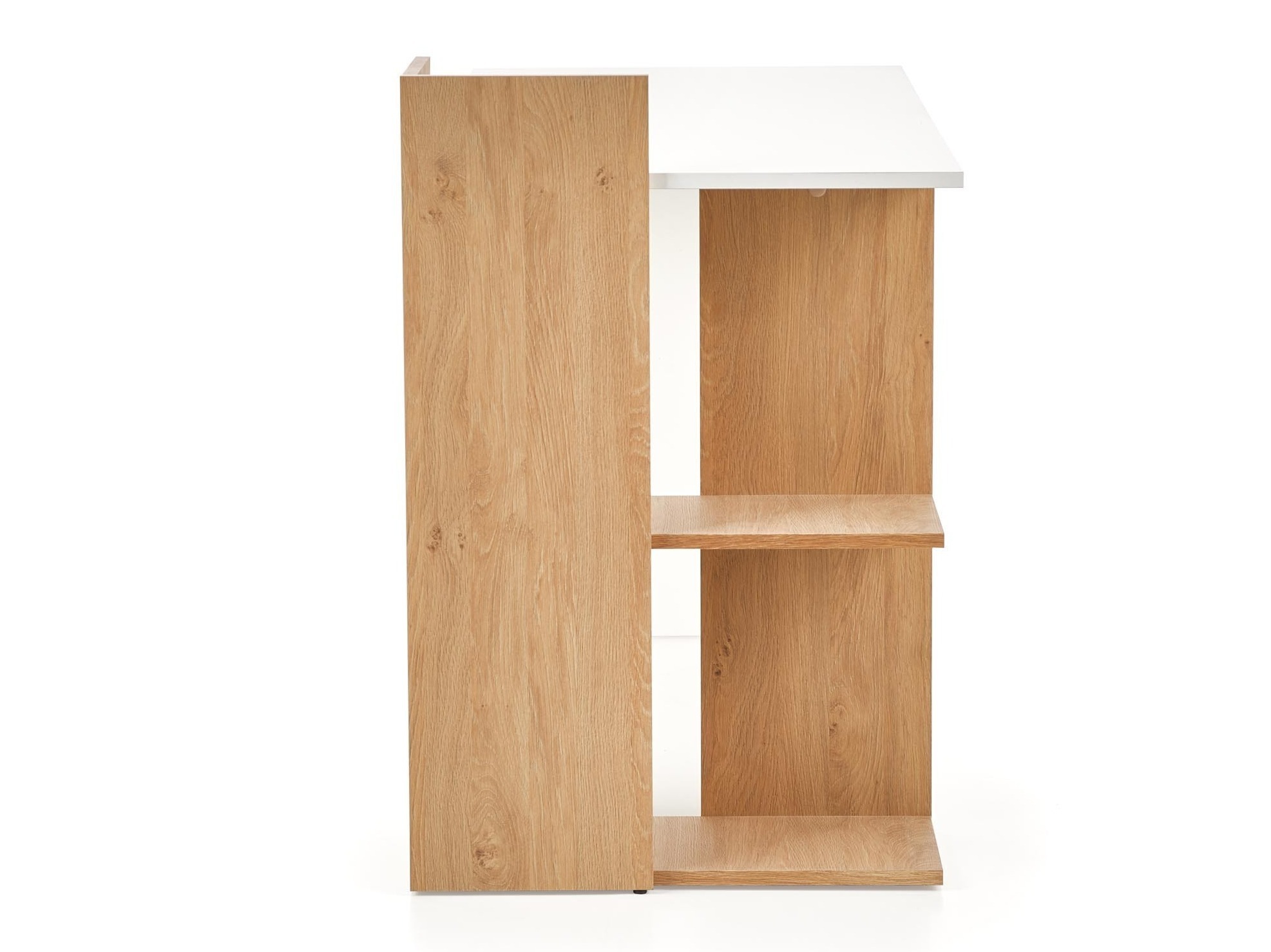 Skrivebord Houston 825 (Hvid + Gylden eg)