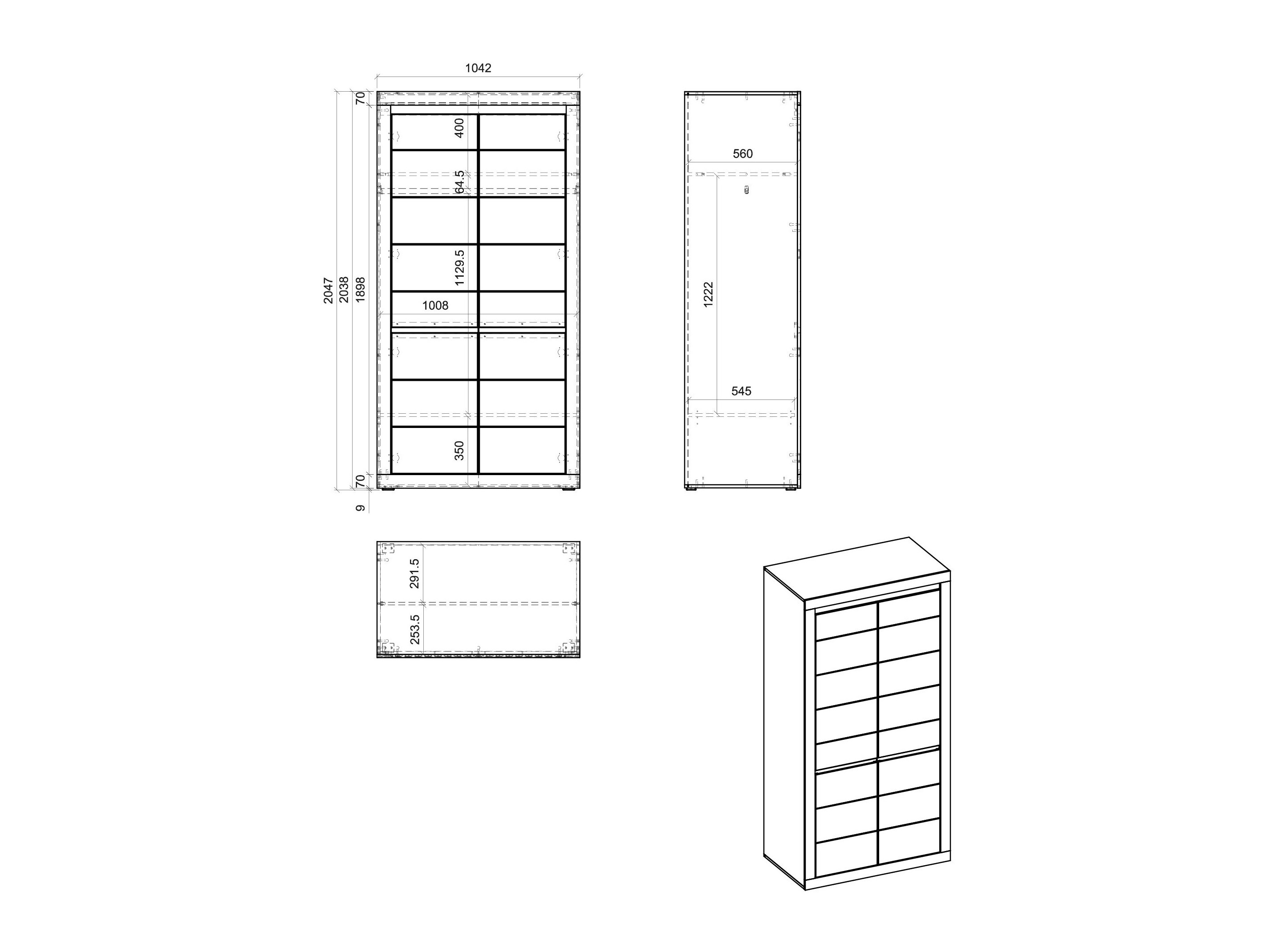 Garderobeskab Ophtola 117