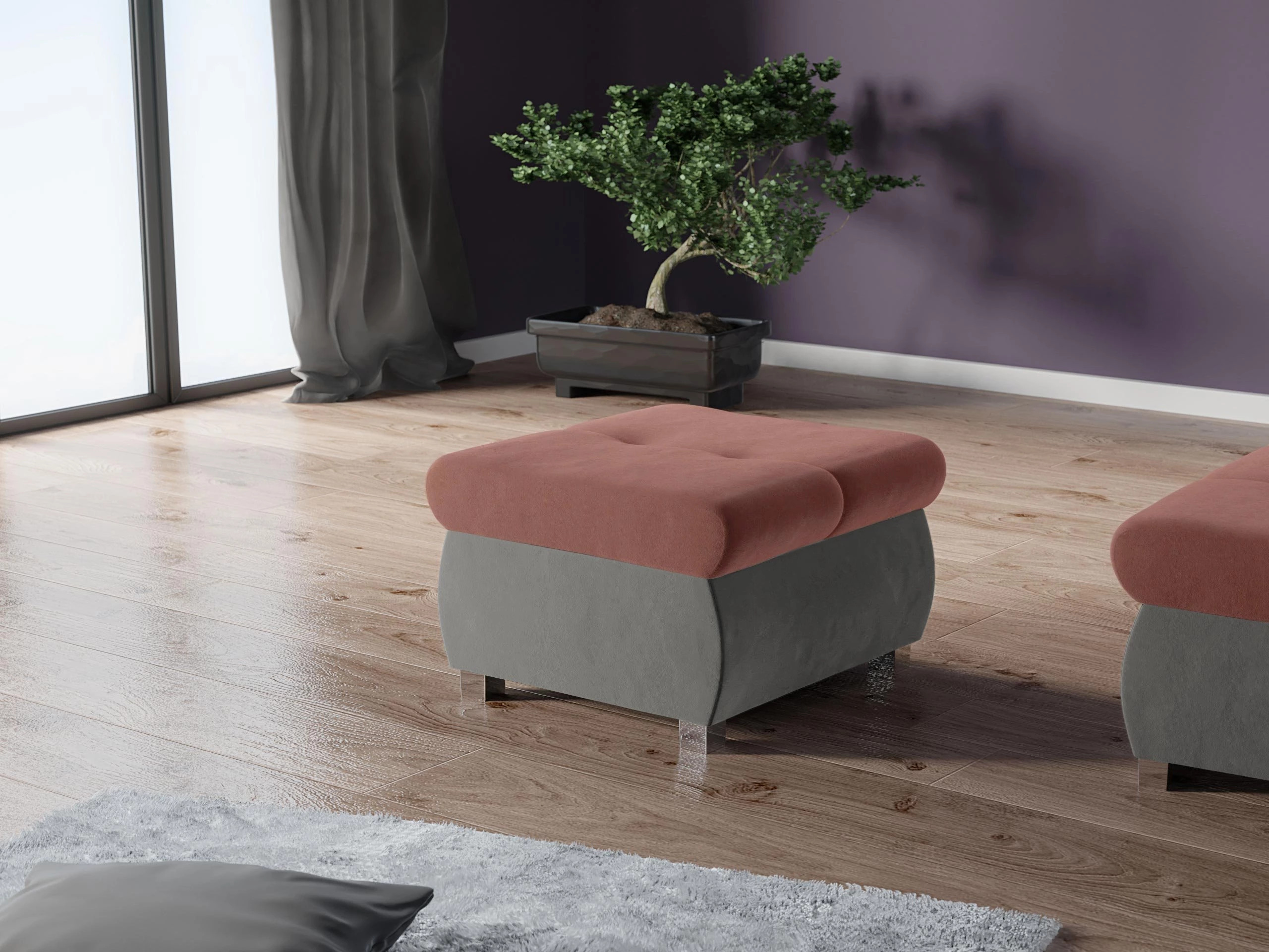 Puf Comfivo Nitor (Magic Velvet 2217 + Magic Velvet 2258)