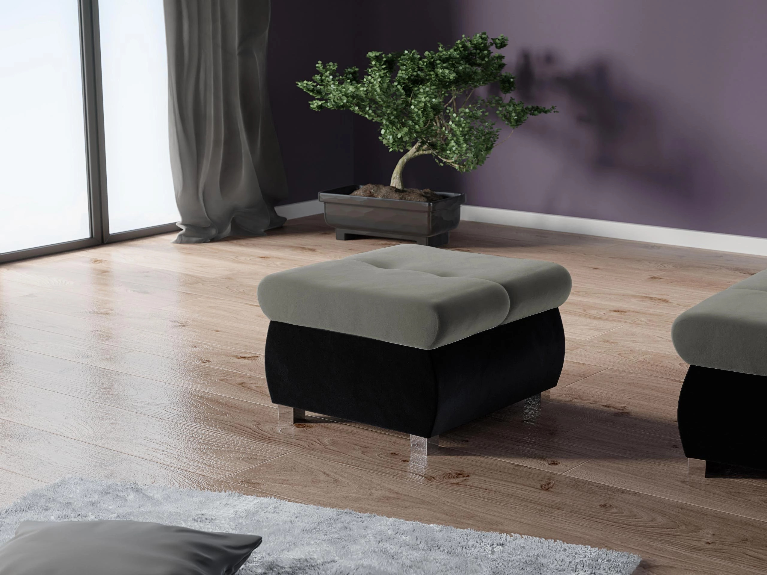 Puf Comfivo Nitor (Magic Velvet 2219 + Magic Velvet 2217)