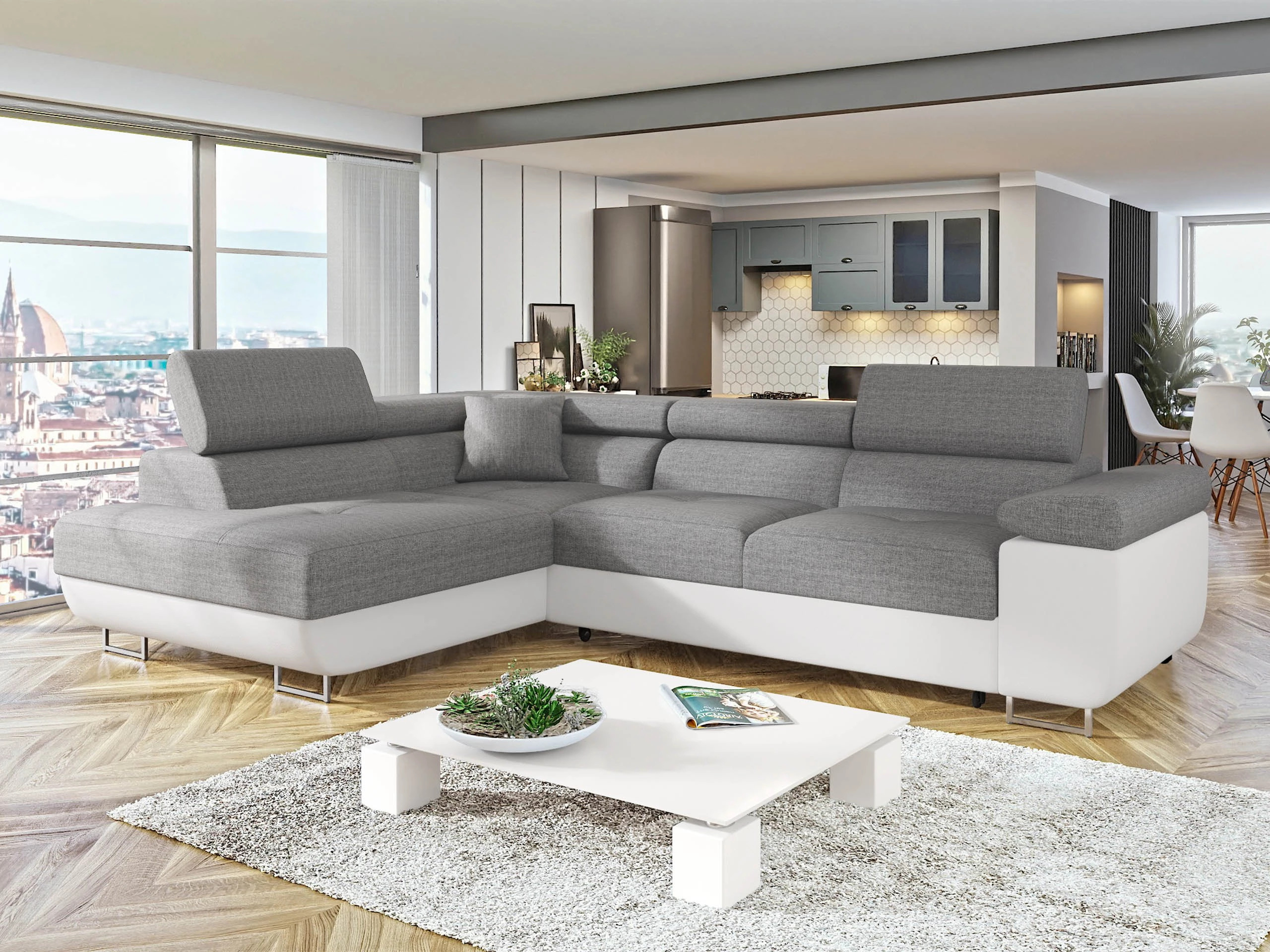 Hjørnesofa Comfivo Vinetum (Soft 017 + Lux 05)