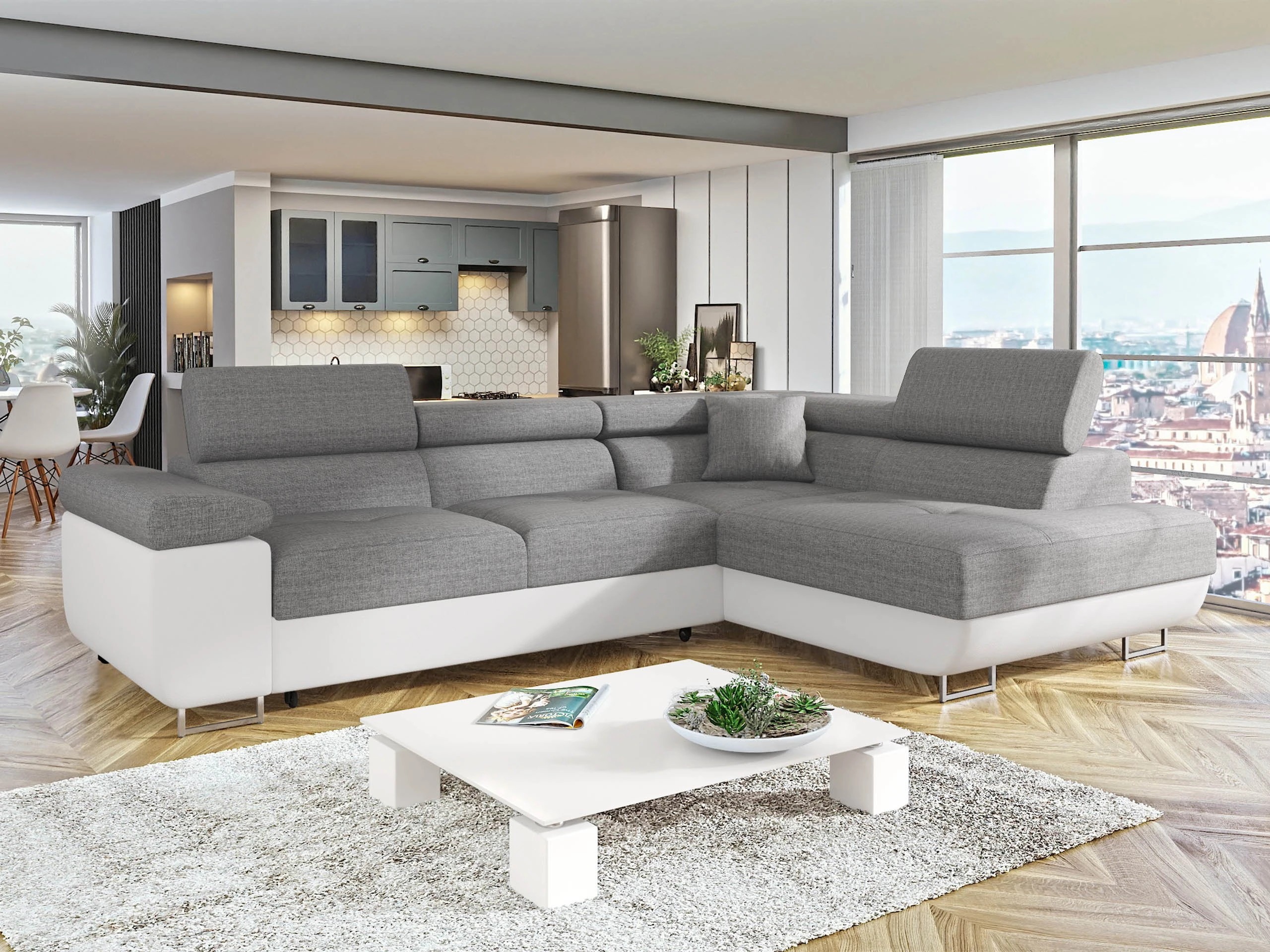 Hjørnesofa Comfivo Vinetum (Soft 017 + Lux 05)