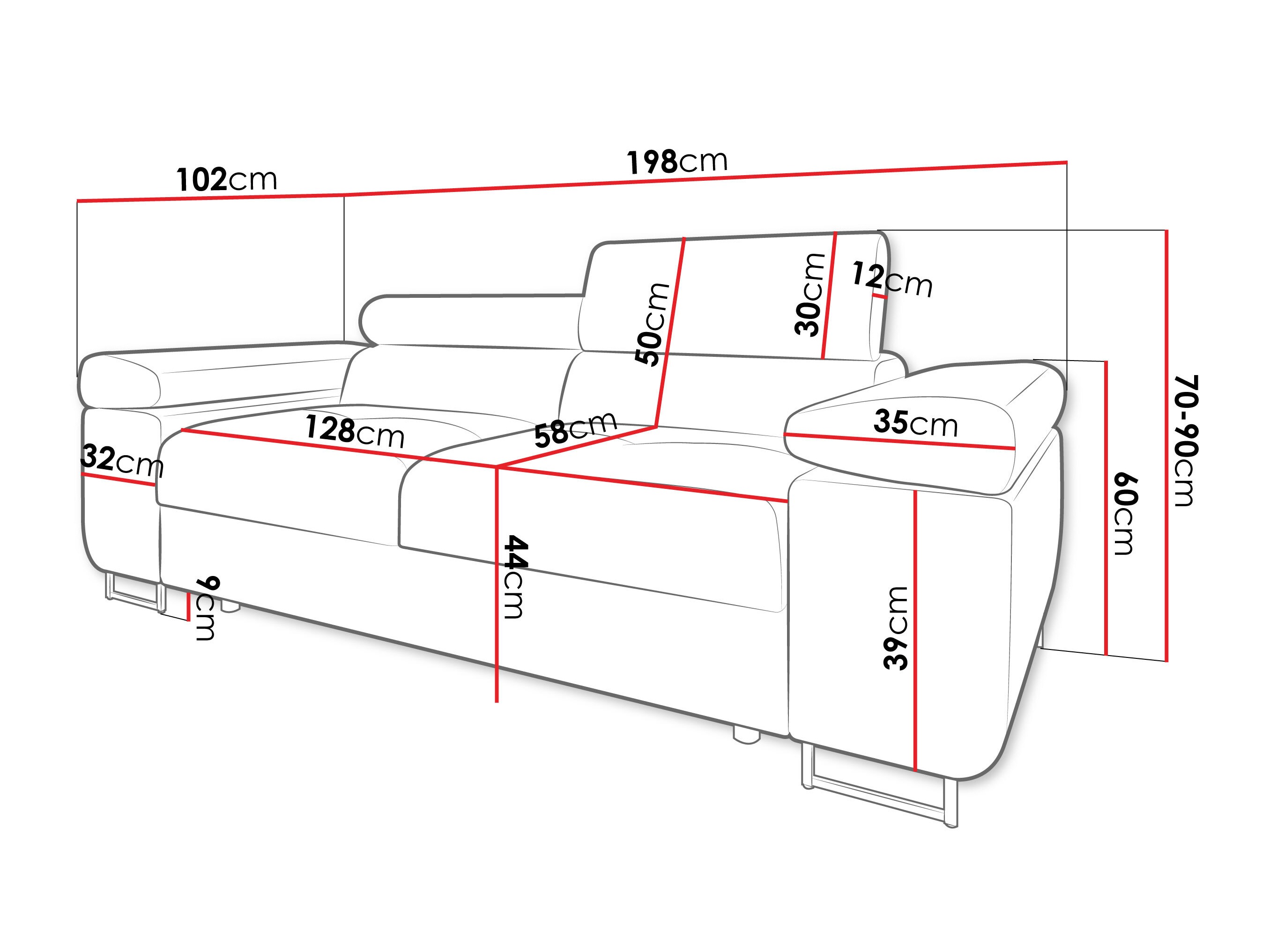 Sofa Comfivo Vinetum II (Poso 05)