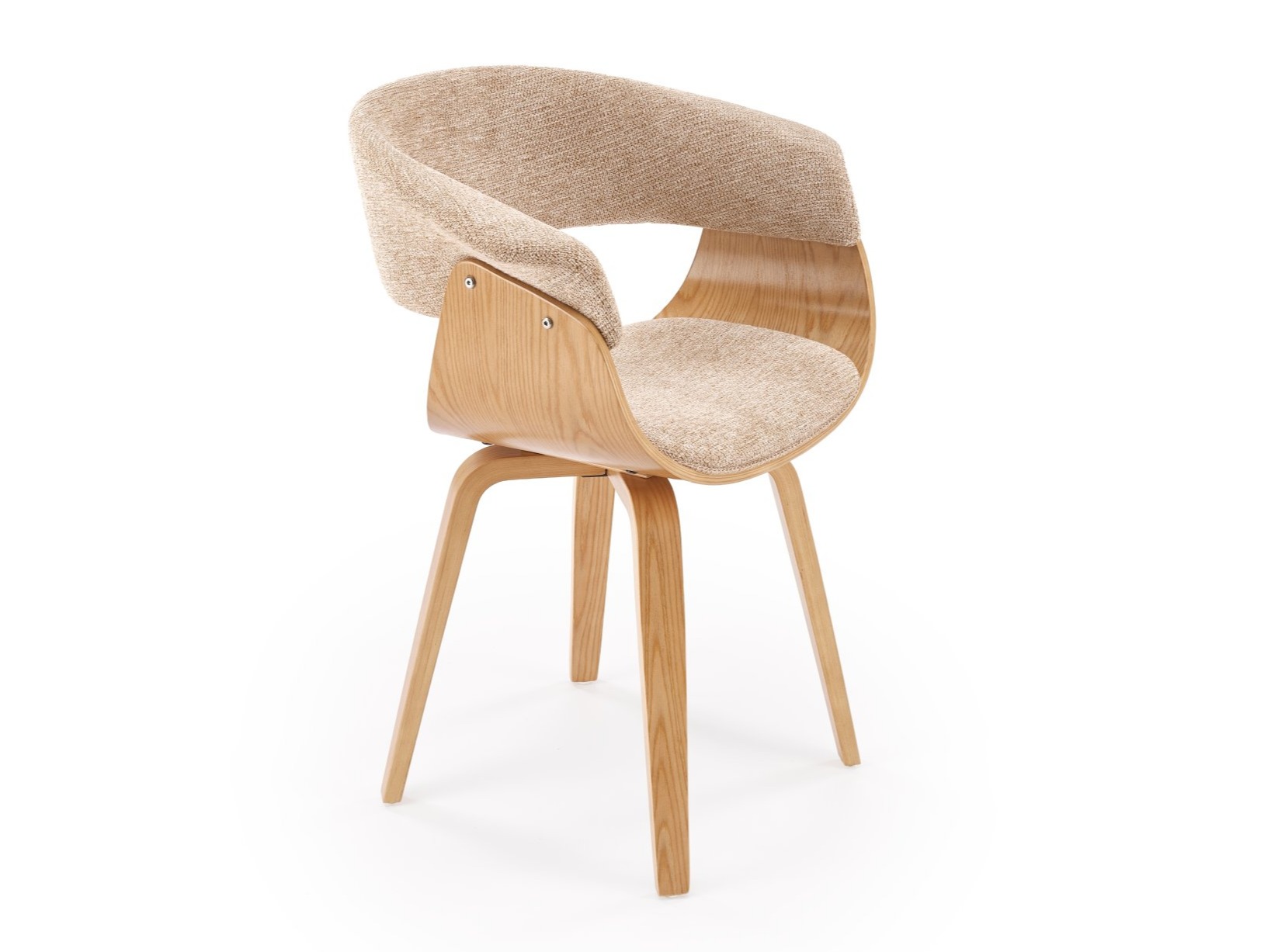 Stol Houston 1597 (Beige + Lyst træ)