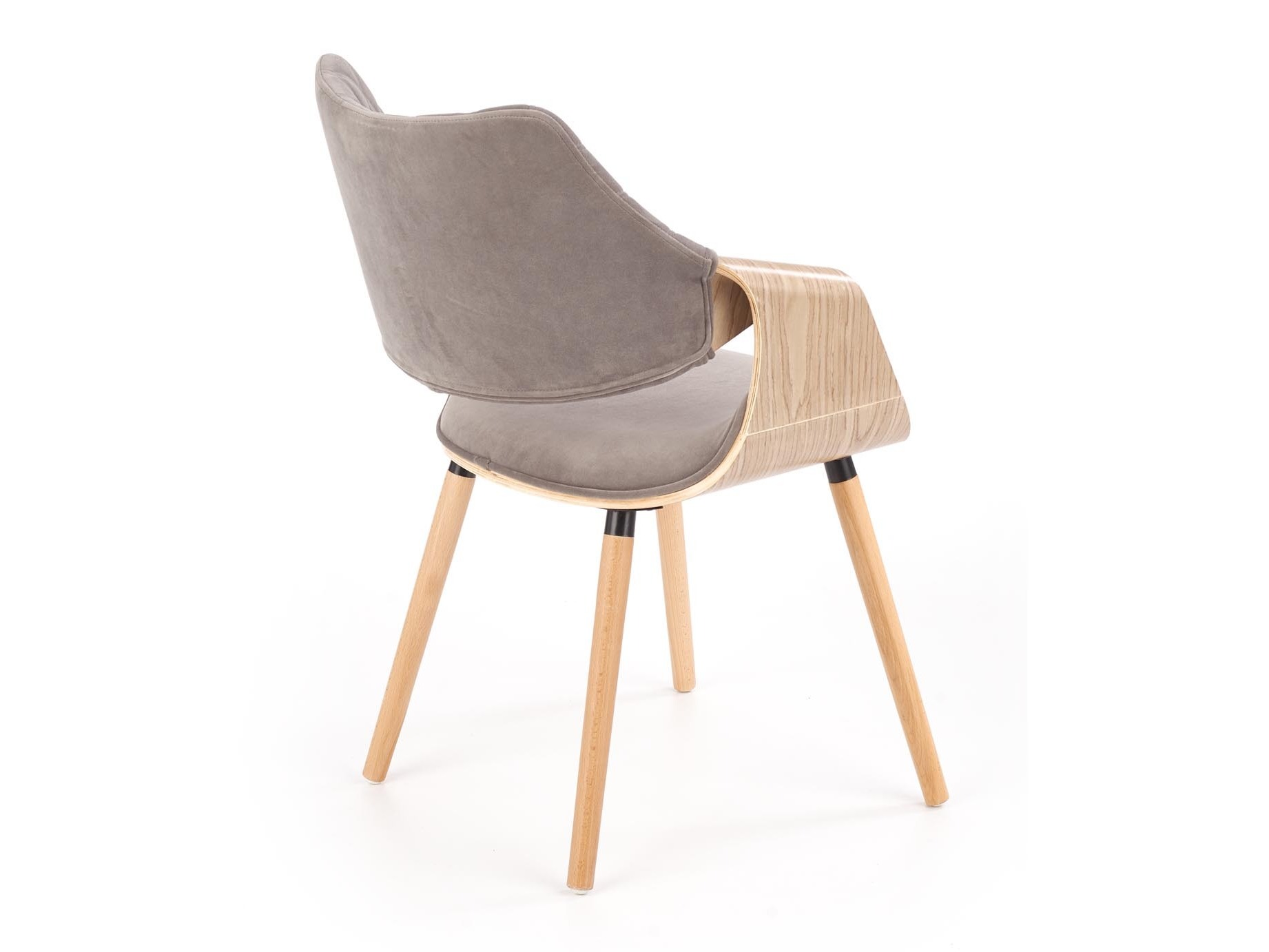 Stol Houston 720 (Lyst træ + Grå)
