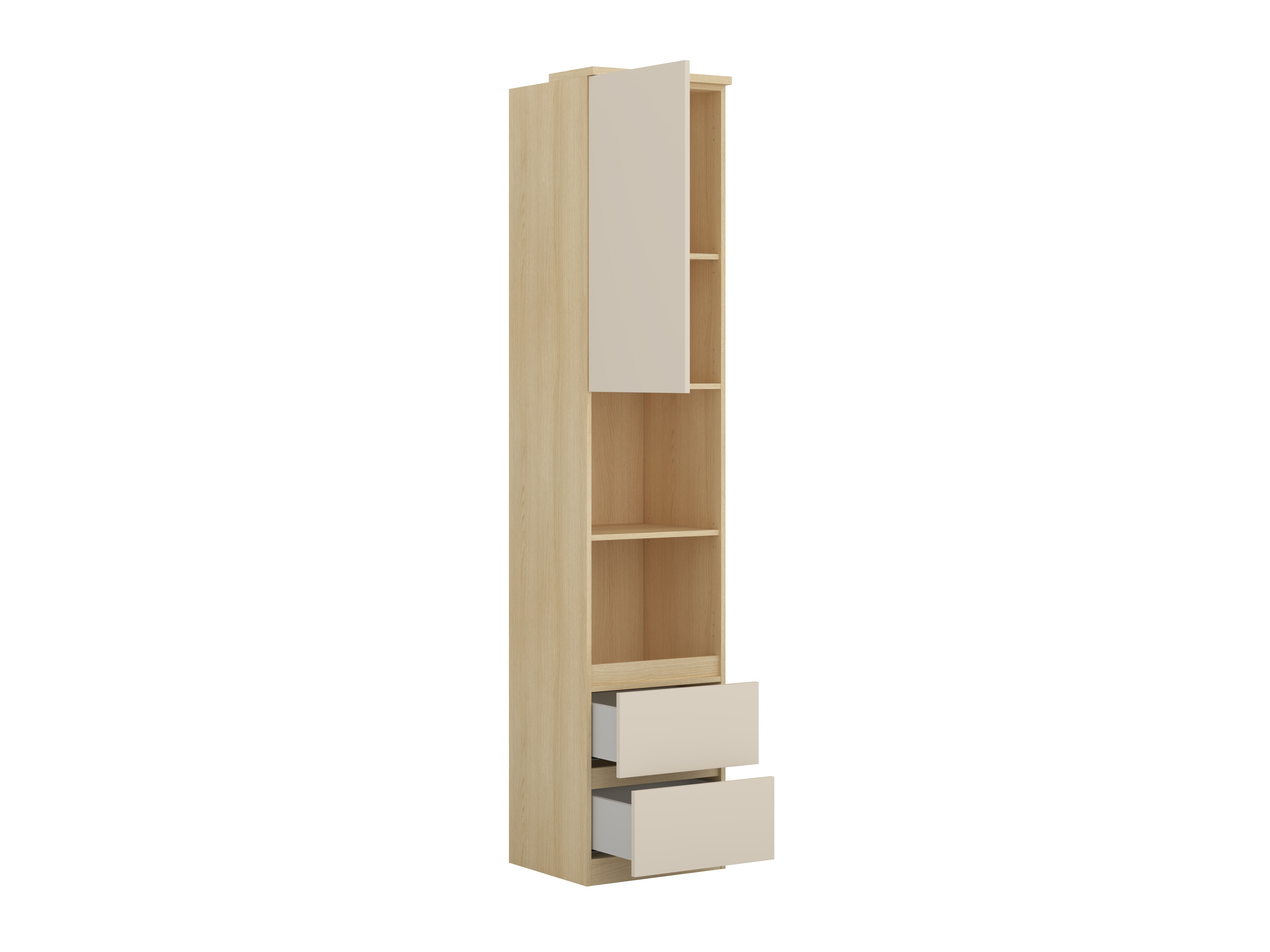 Reol Nolcala 112 (Egetræ + Beige)