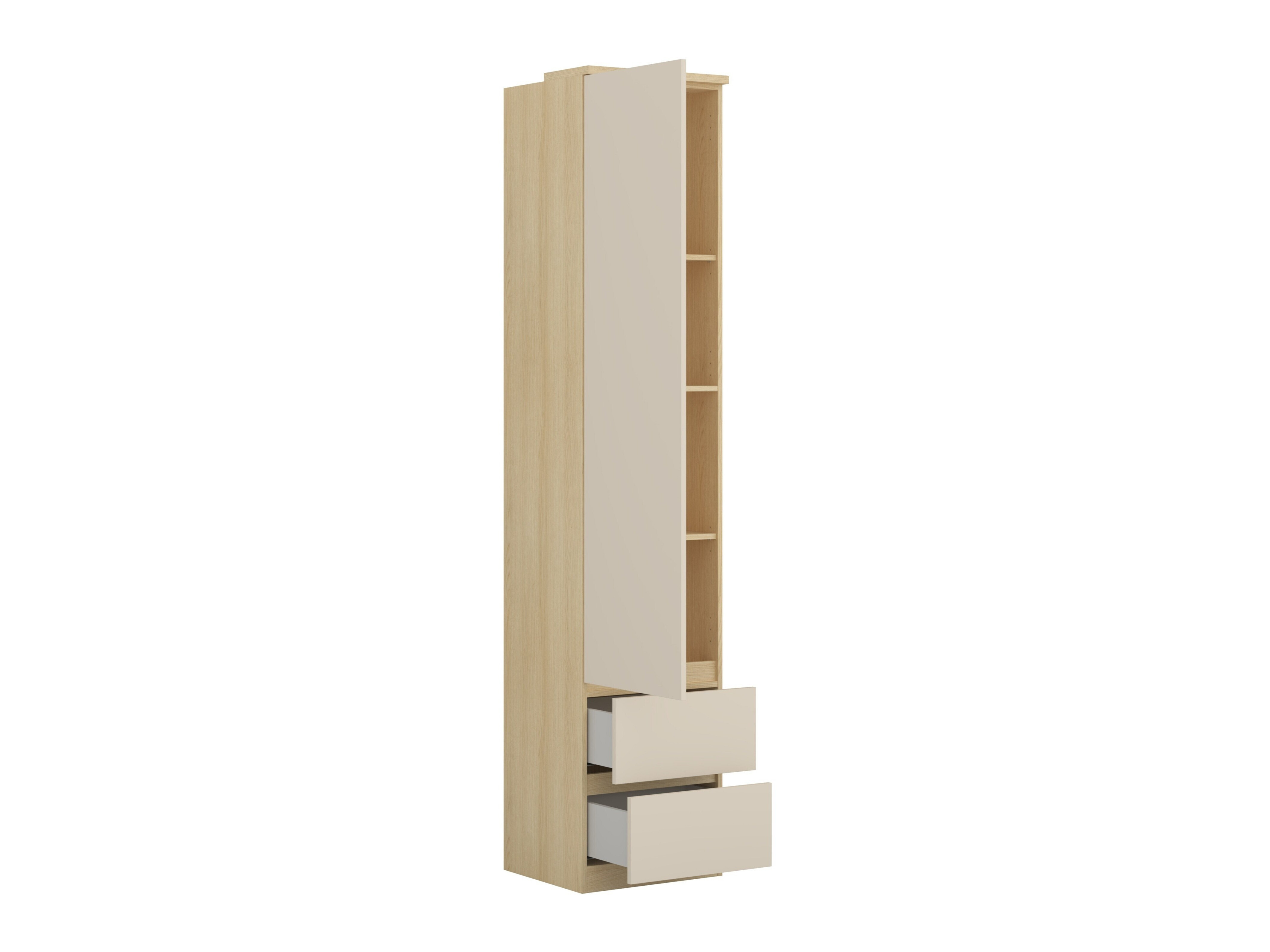 Reol Nolcala 115 (Egetræ + Beige)