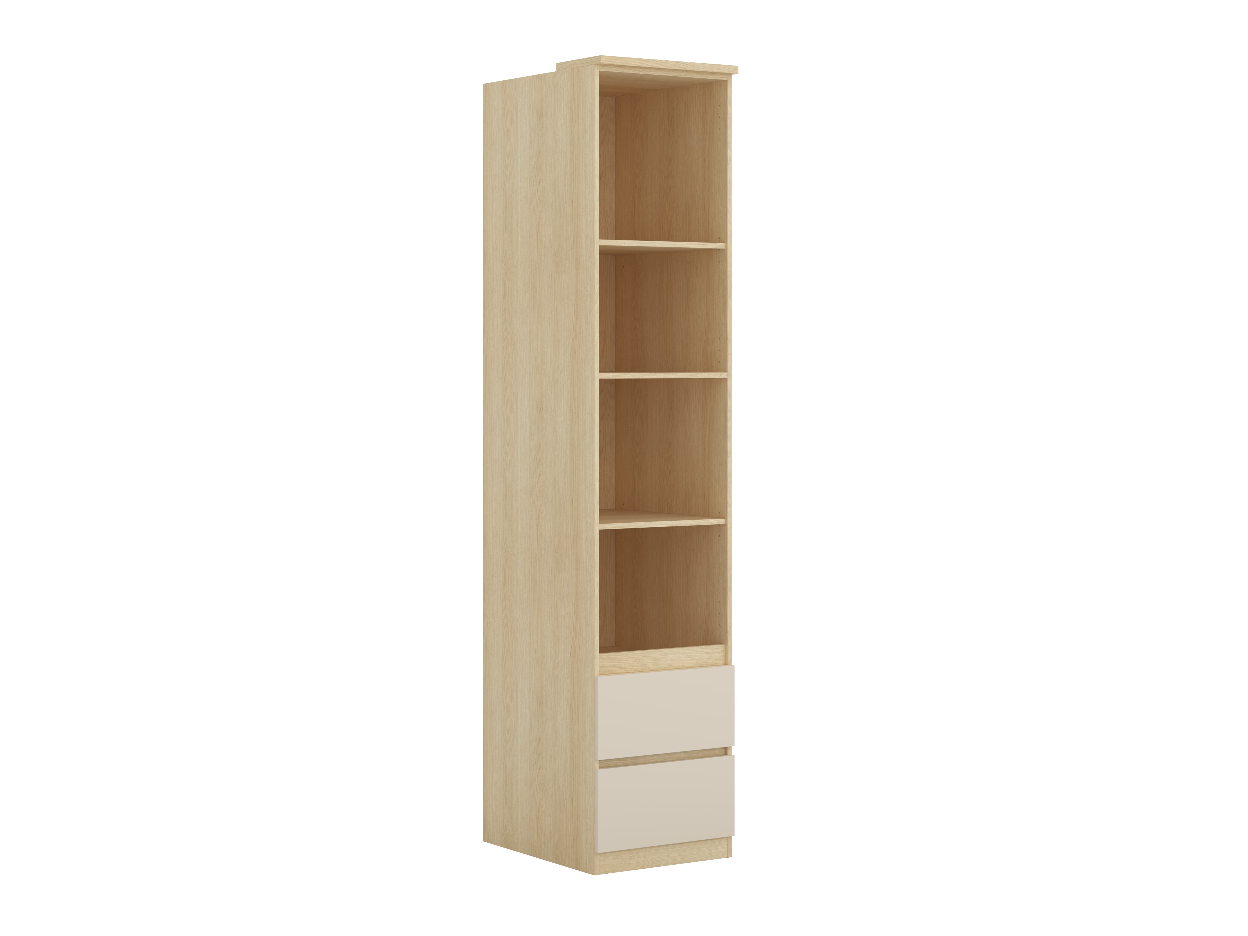 Reol Nolcala 117 (Egetræ + Beige)
