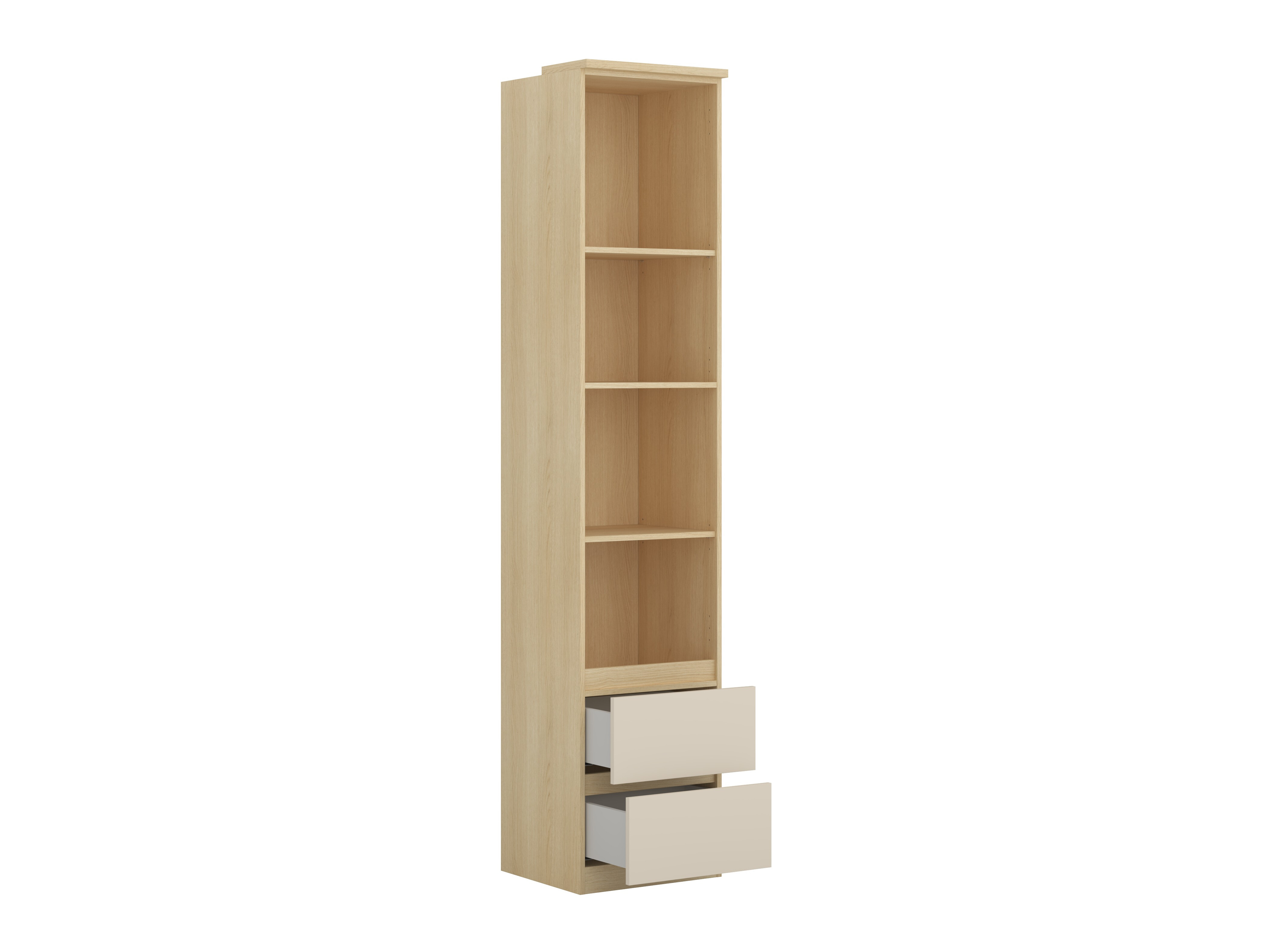 Møbelsæt Nolcala 121 (Egetræ + Beige)