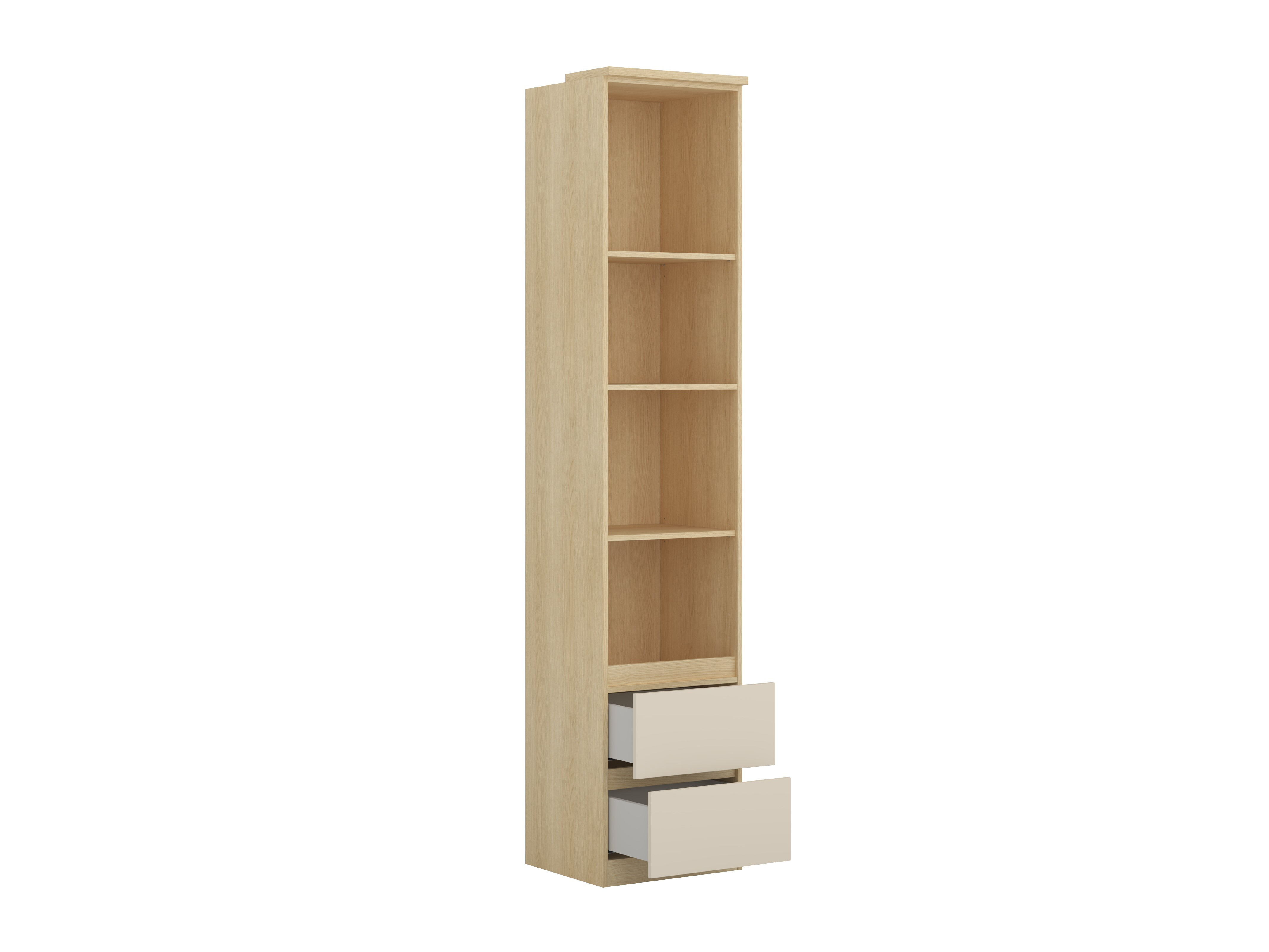 Møbelsæt Nolcala 122 (Egetræ + Beige)