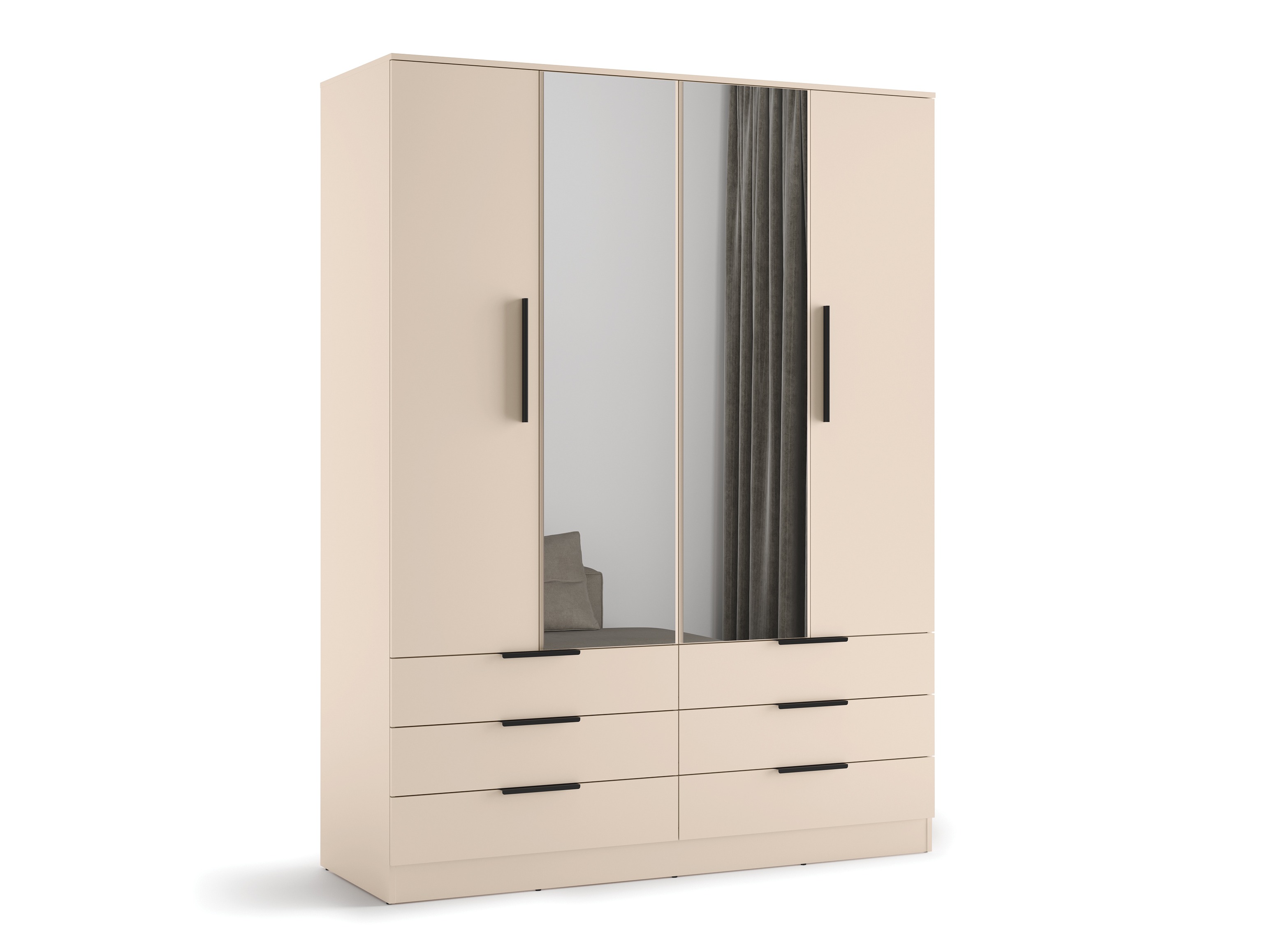 Garderobeskab Fresno 182 (Beige)