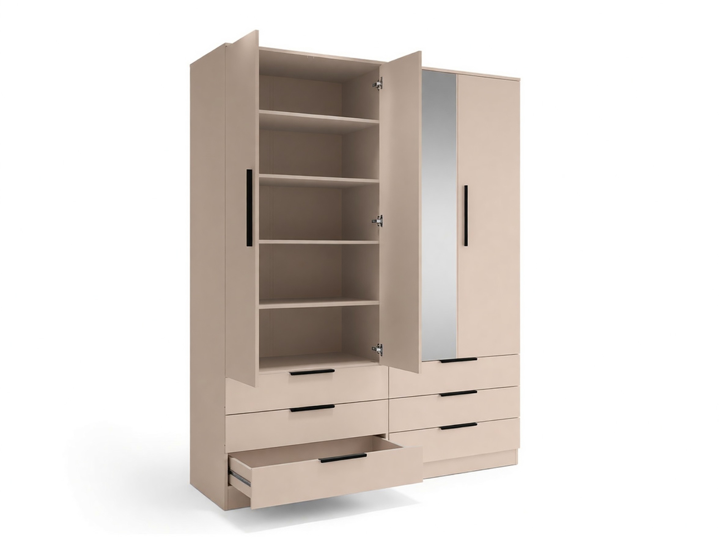 Garderobeskab Fresno 182 (Beige)