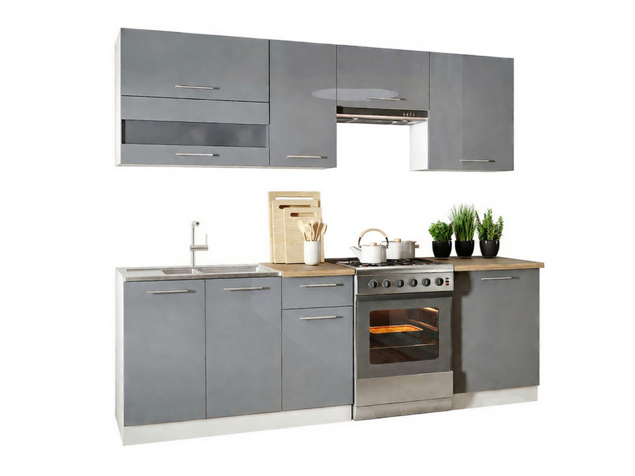 Modulkøkkensæt Tiffa Grey 106