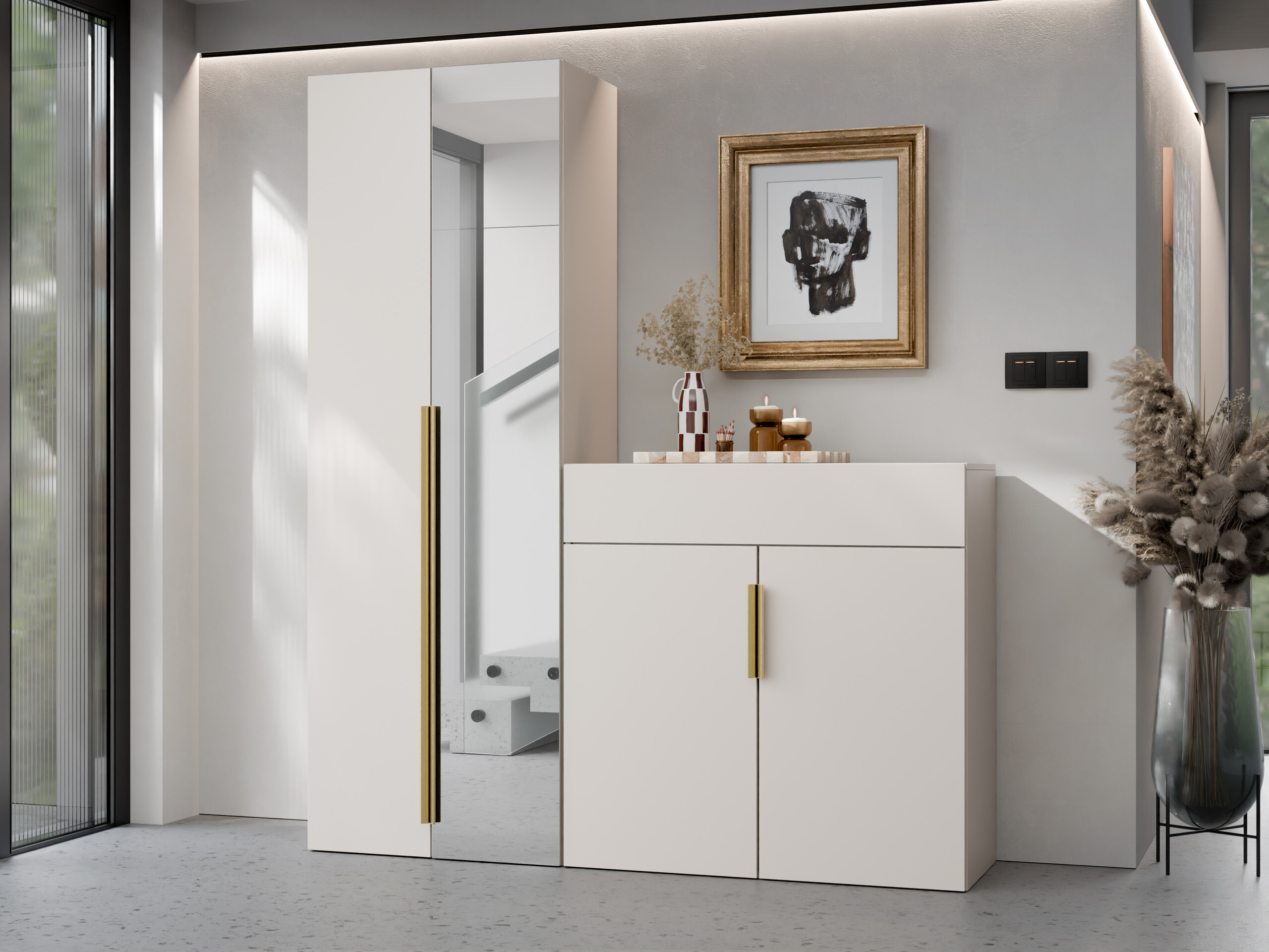 Kommode Comfivo Auditor (Beige)