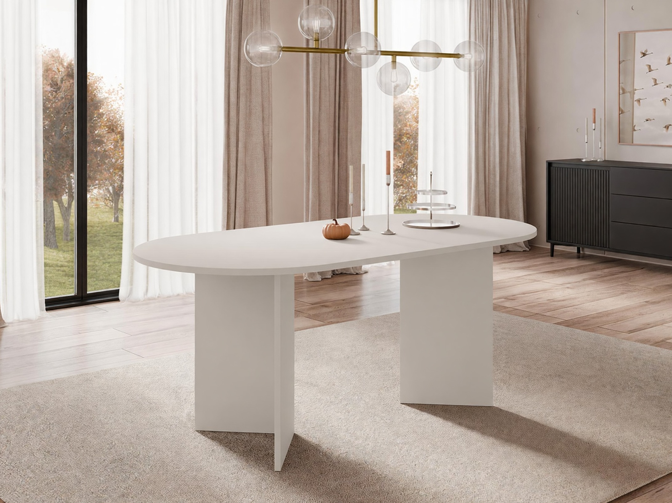 Bord Comfivo Fungus (Beige)