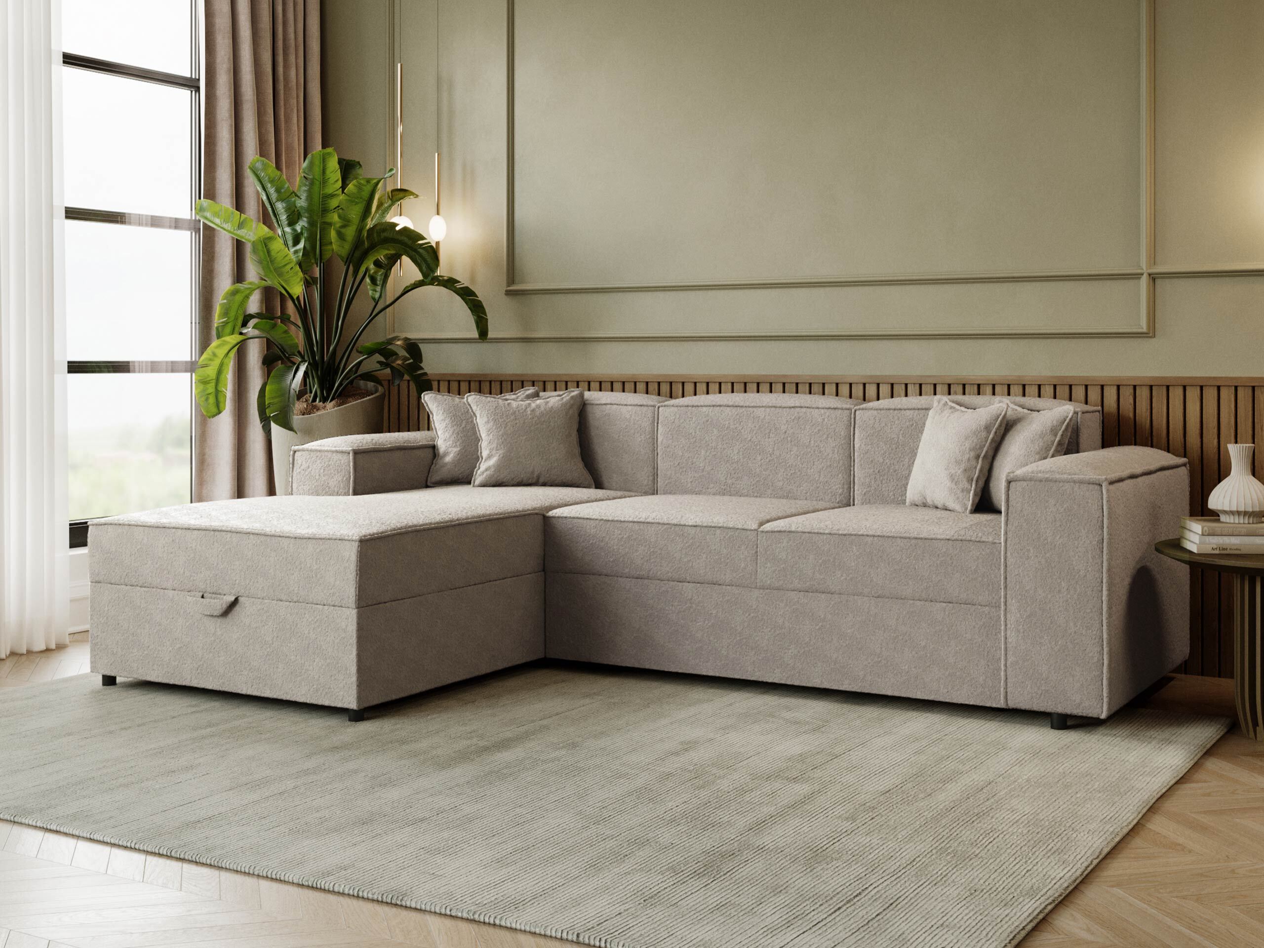 Hjørnesofa Clovis 116 (Coral 50)