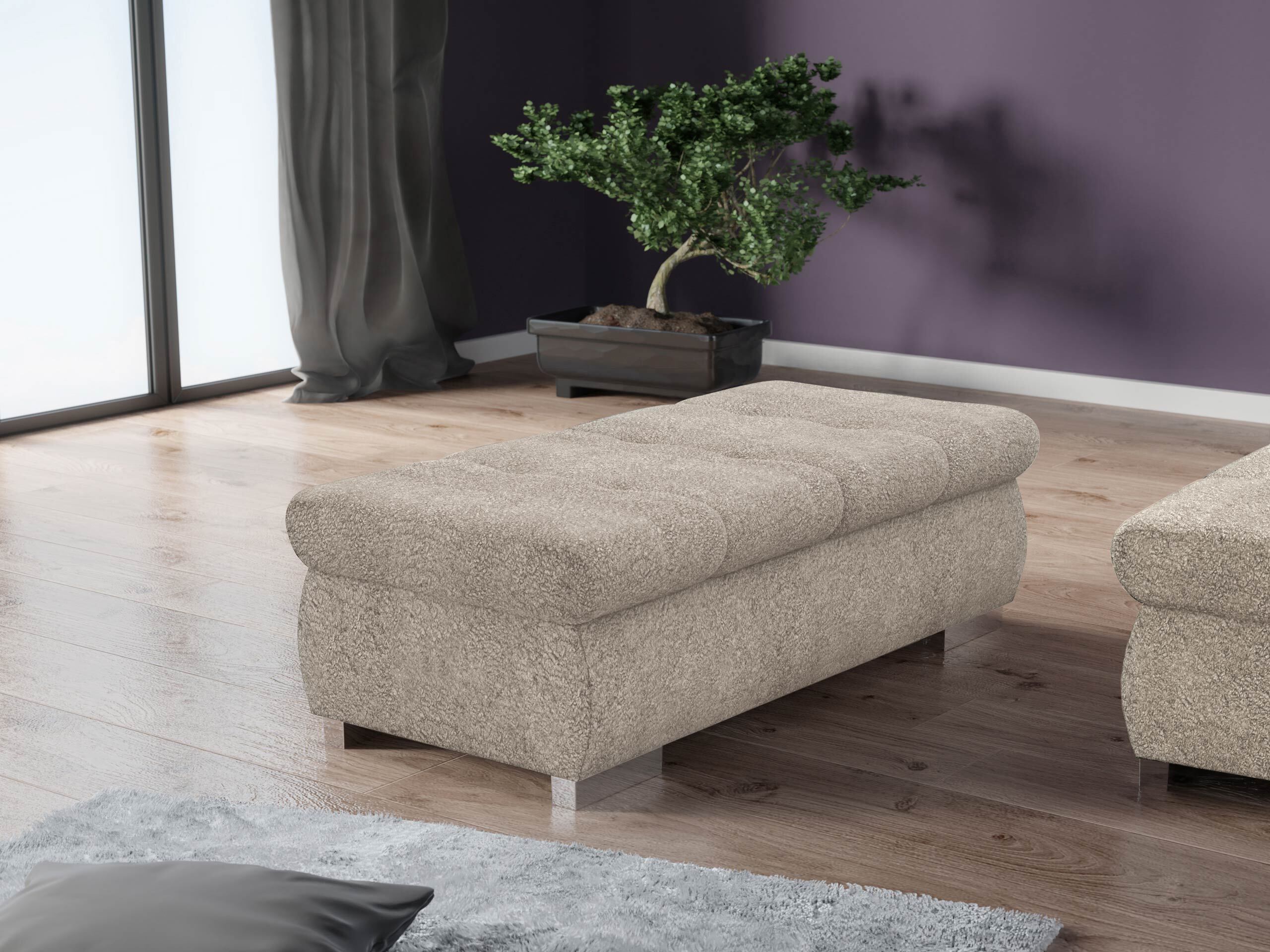 Polstret bænk Comfivo Nitor I (Coral 50)