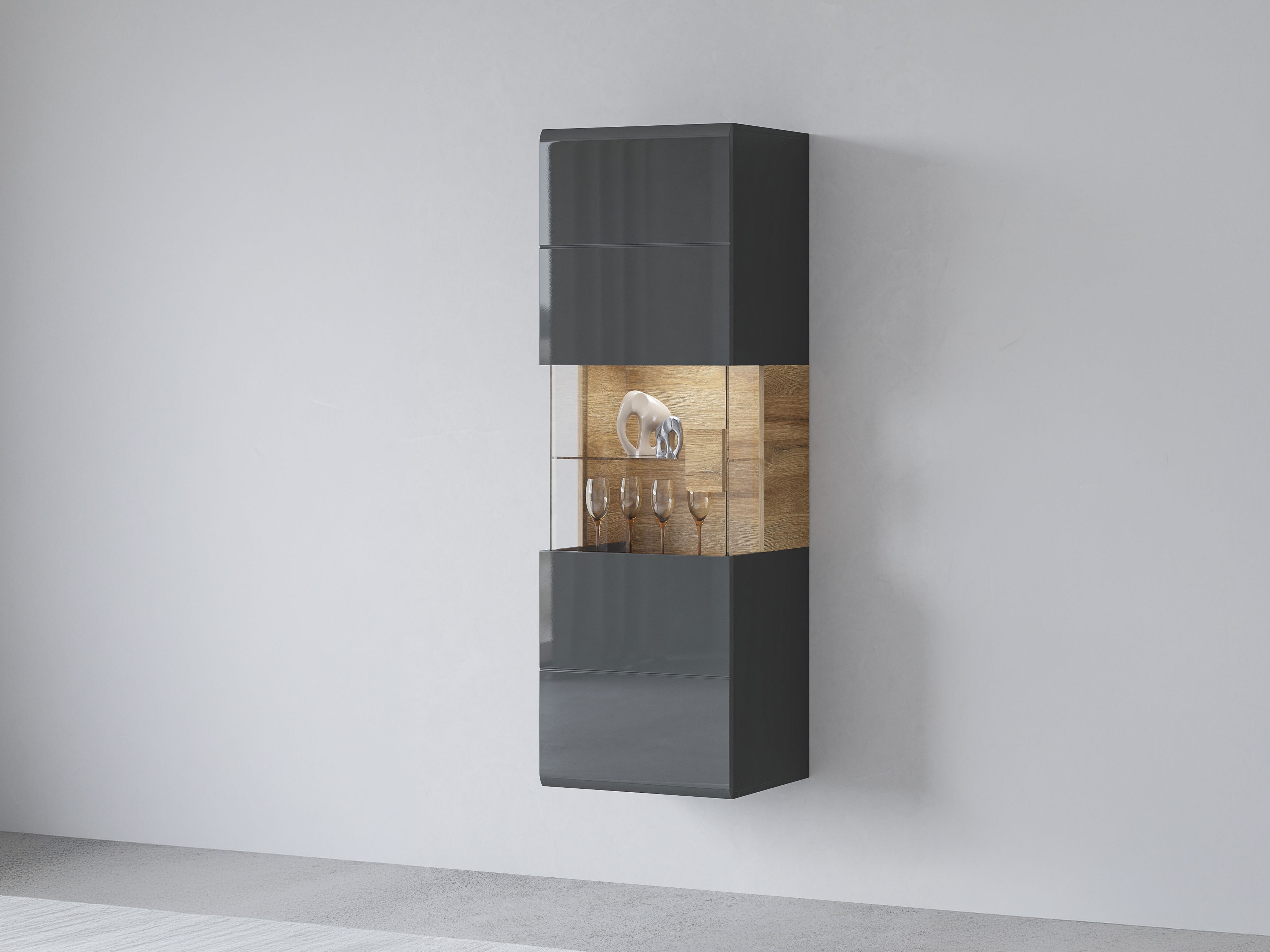 Vægreol Torsone 109 (Antracit + Gloss antracit + Grandson eg)