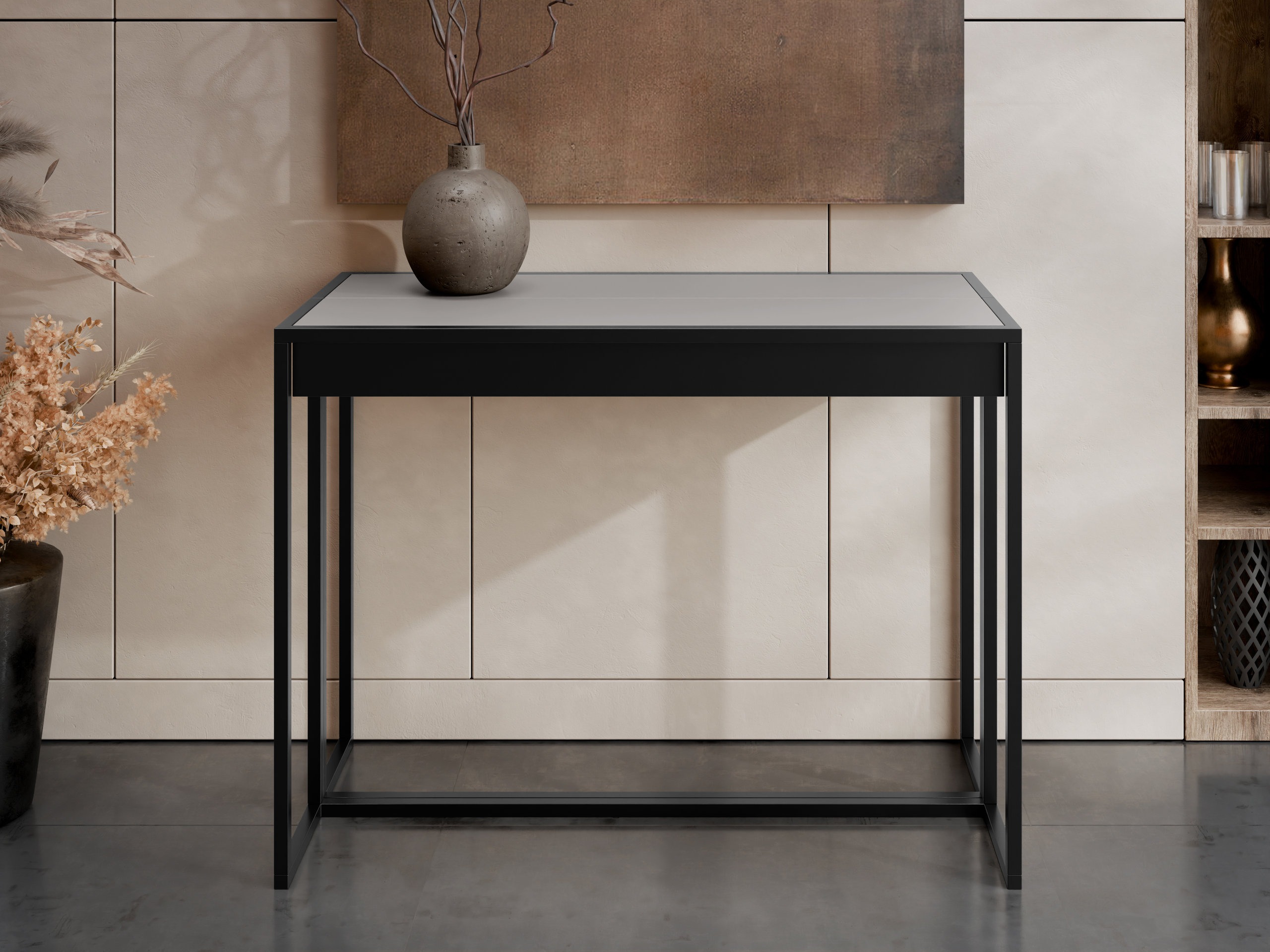 Klapbord Oswego 180 (Sort + Grafit)