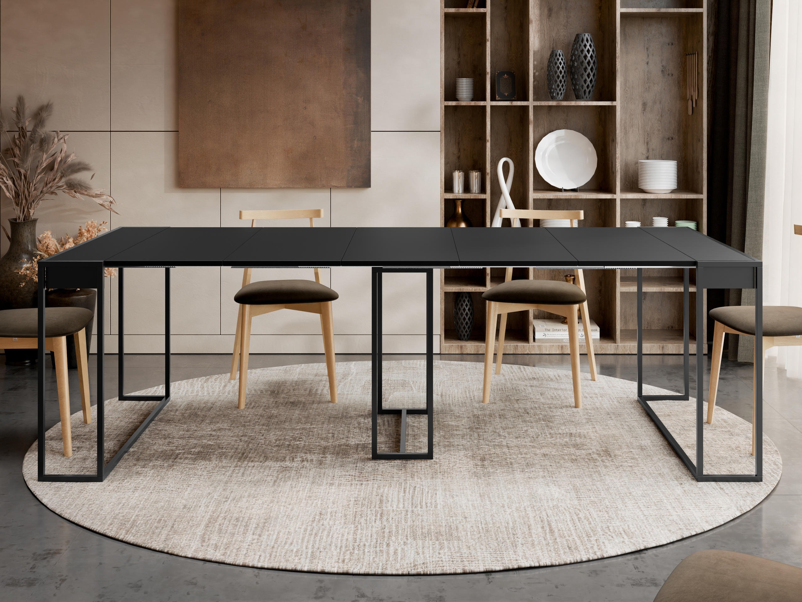 Klapbord Oswego 180 (Sort)