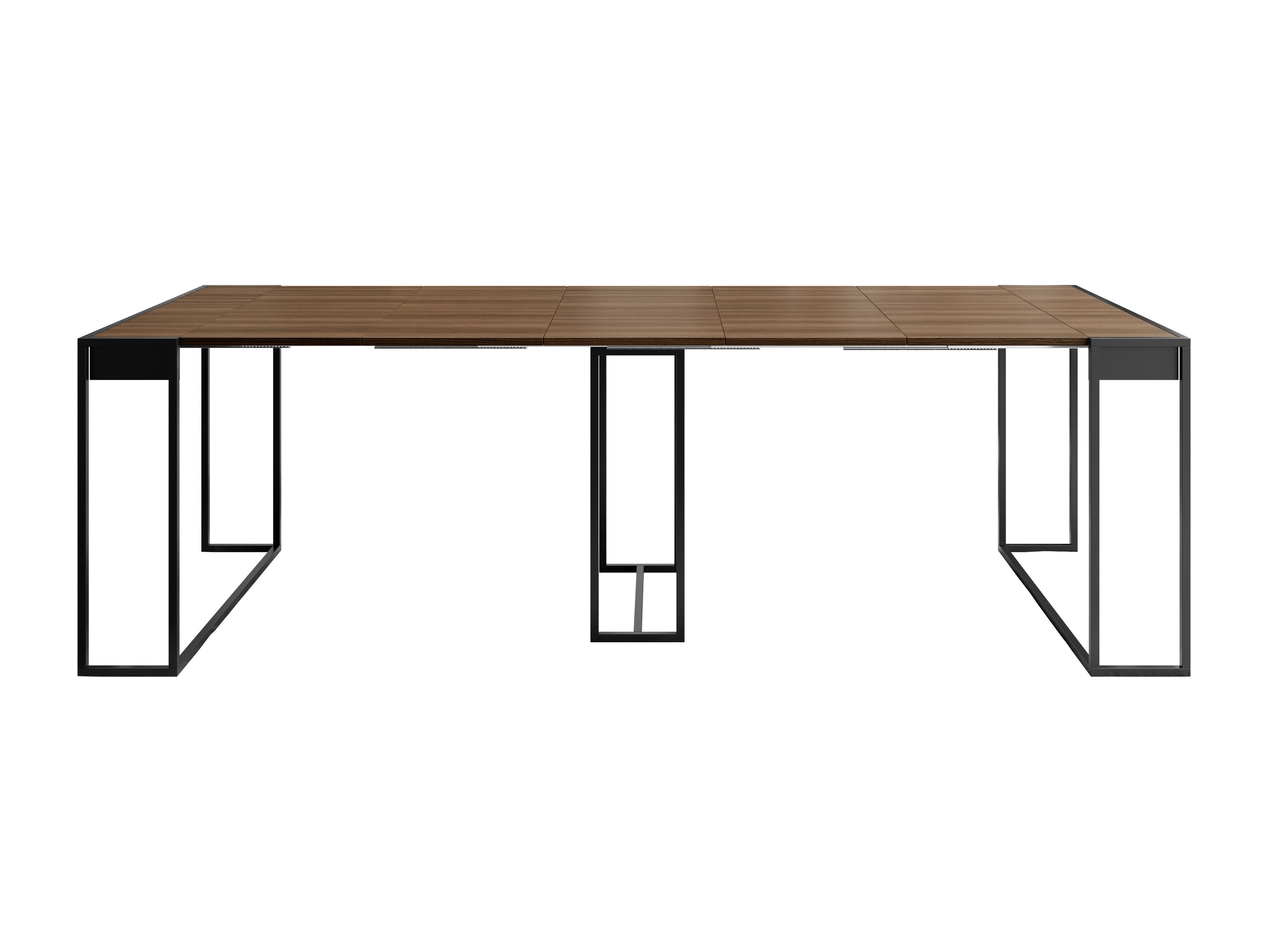 Klapbord Oswego 180 (Sort + Mørk nød)