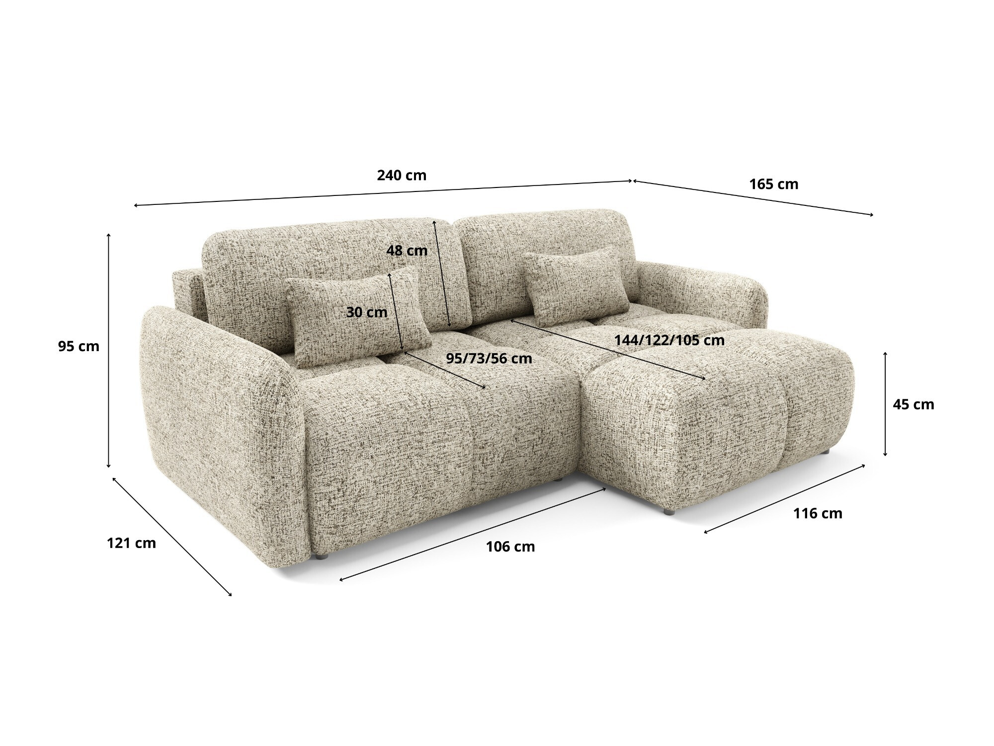 Hjørnesofa Franklin 219 (Bella 10)
