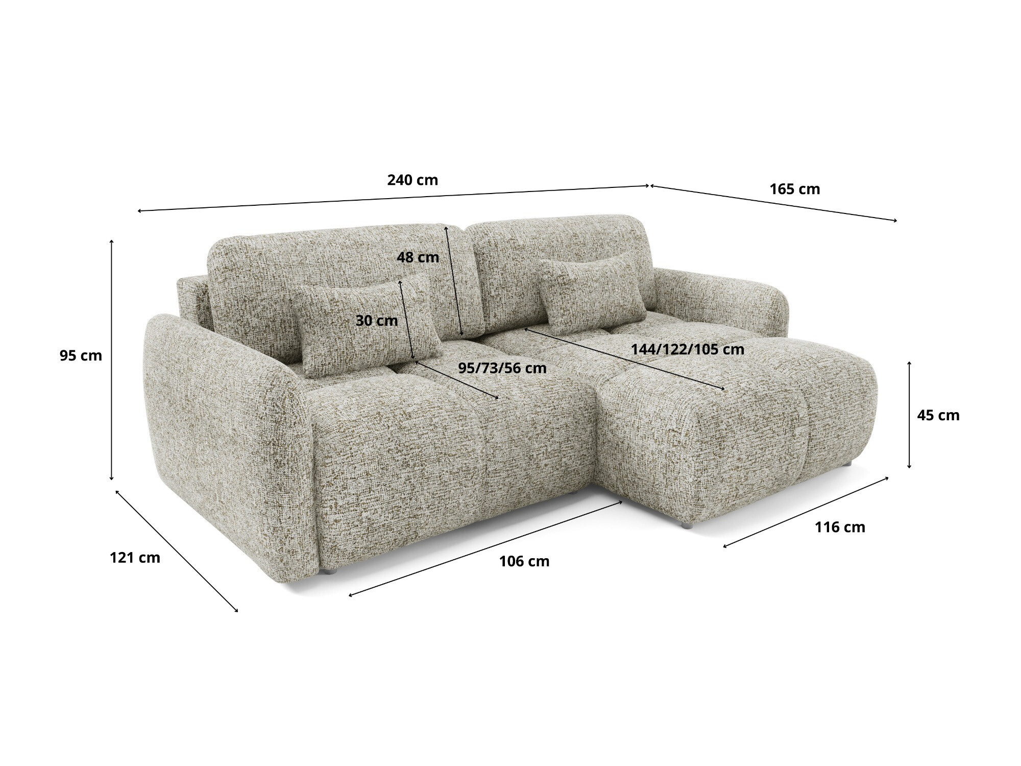 Hjørnesofa Franklin 219 (Bella 15)