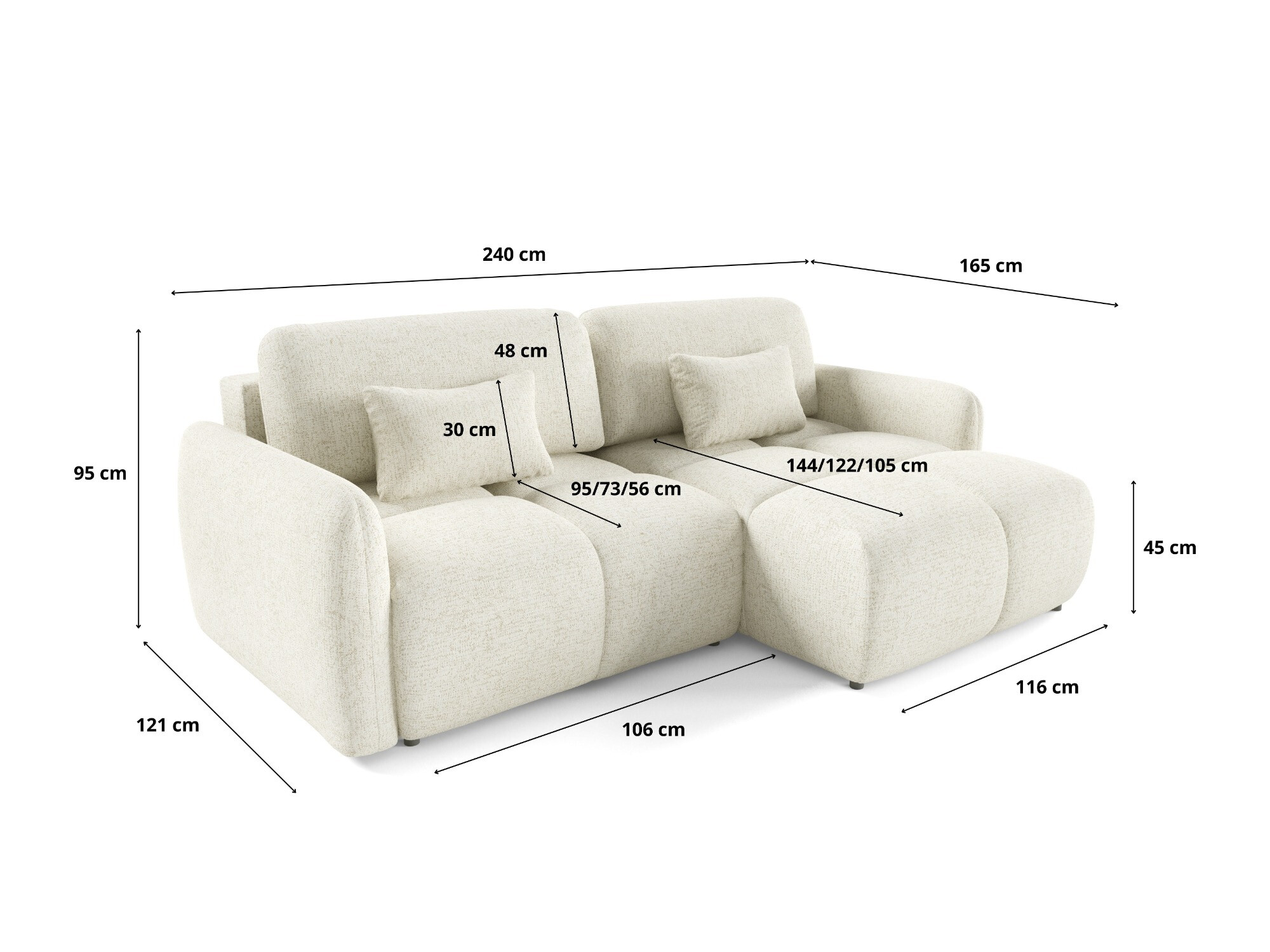 Hjørnesofa Franklin 219 (Bella 5)