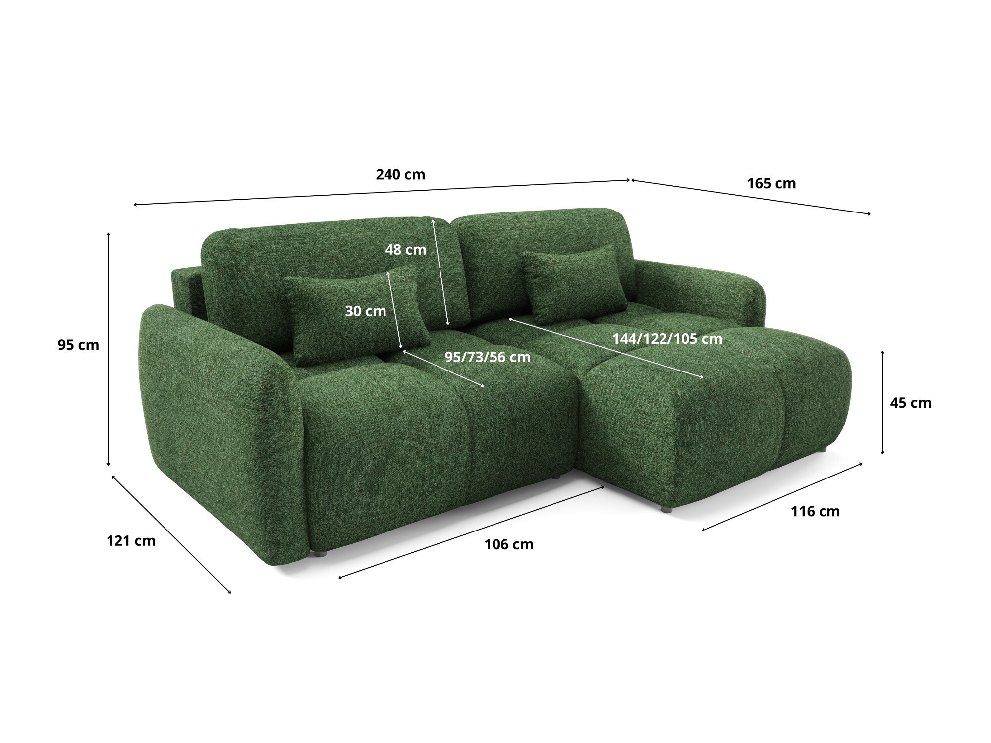Hjørnesofa Franklin 219 (Bella 80)