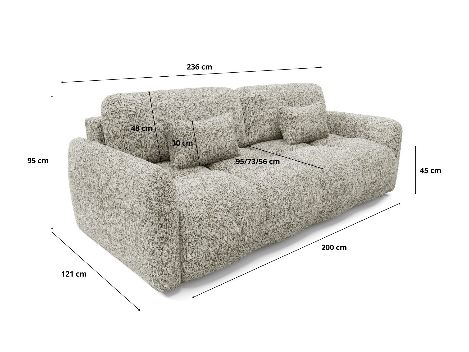 Sovesofa Franklin 218 (Bella 15)