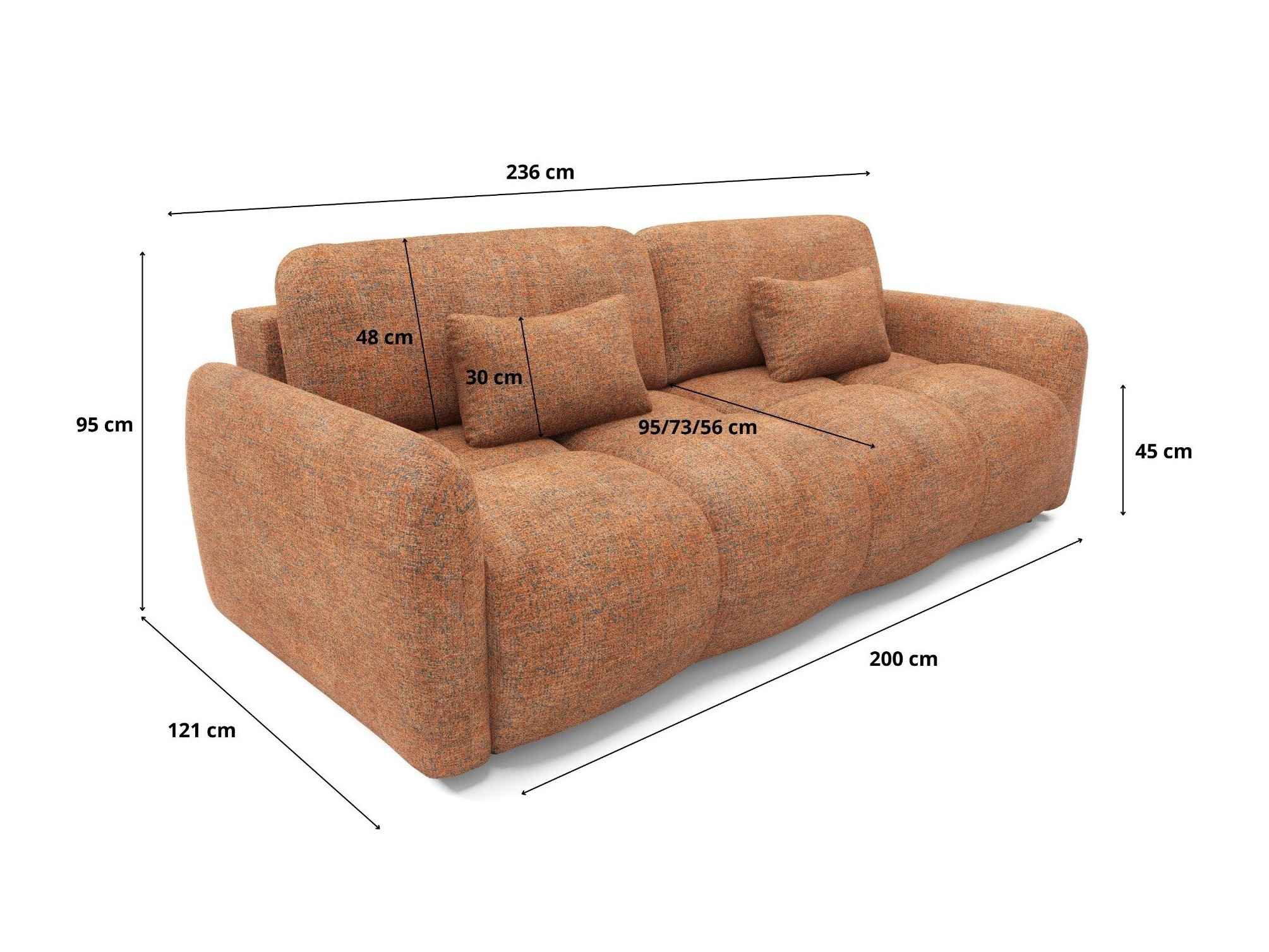 Sovesofa Franklin 218 (Bella 40)