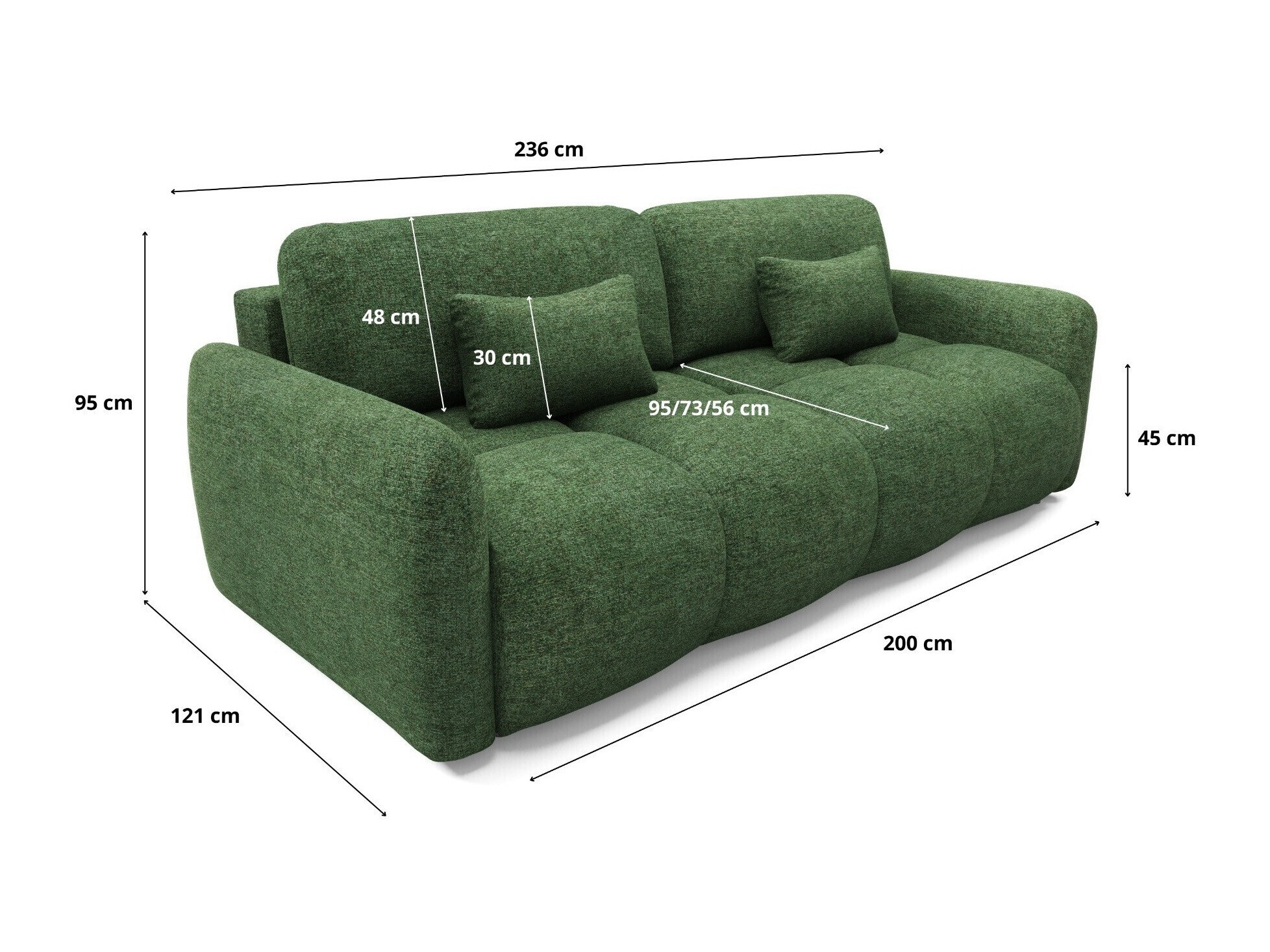 Sovesofa Franklin 218 (Bella 80)