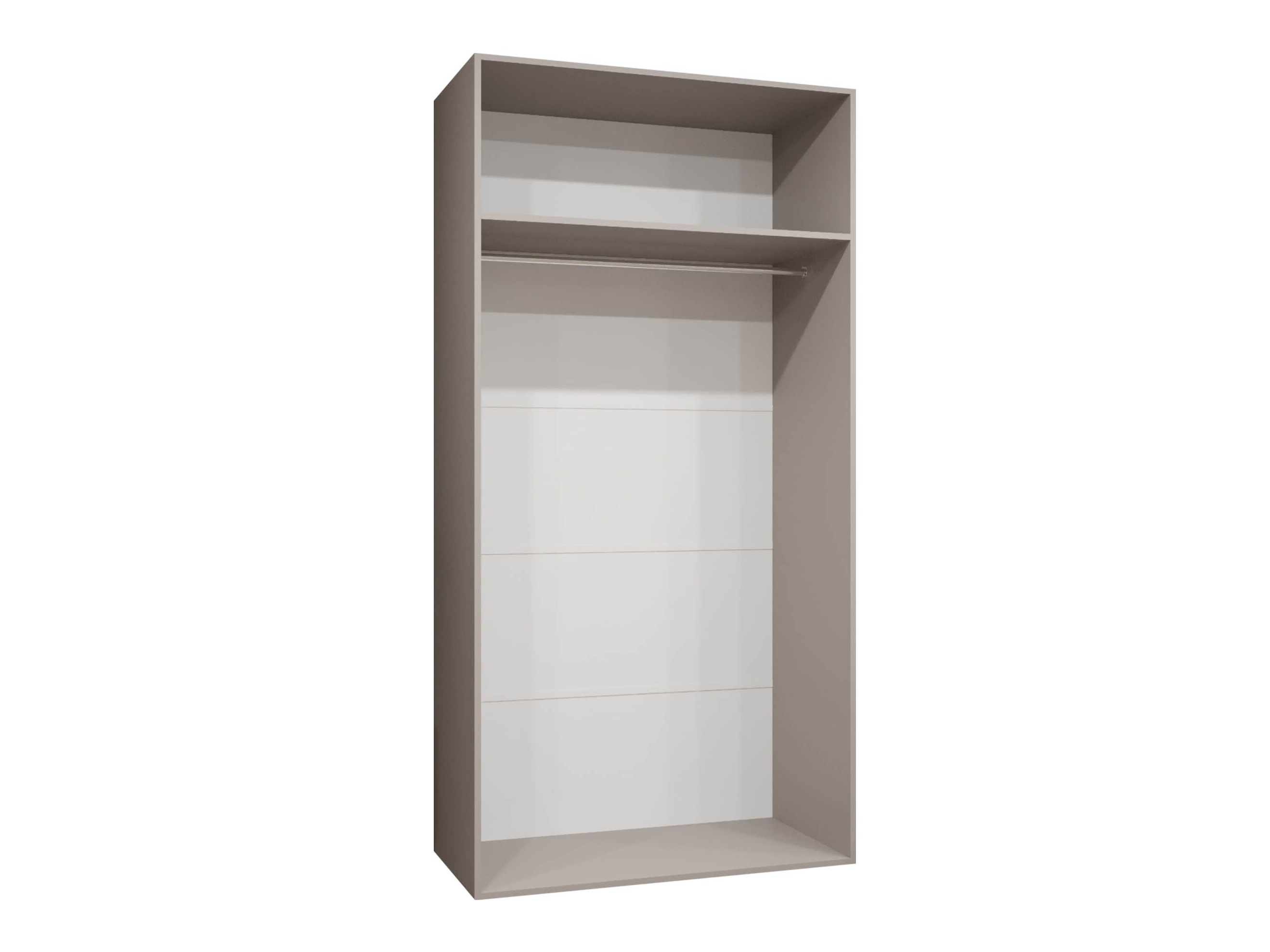 Garderobeskab Hartford 600 (Sort)