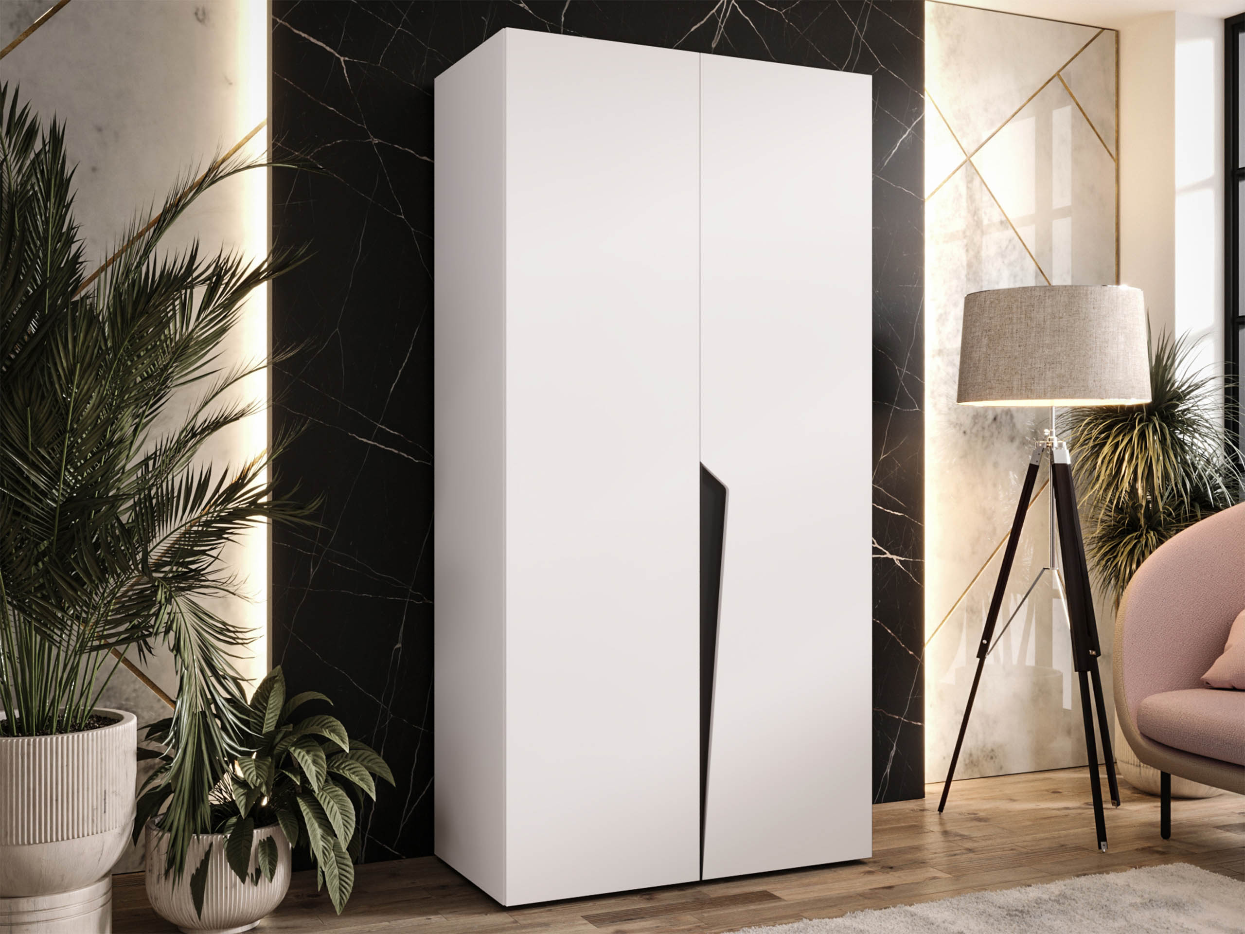 Garderobeskab Hartford 603 (Hvid)