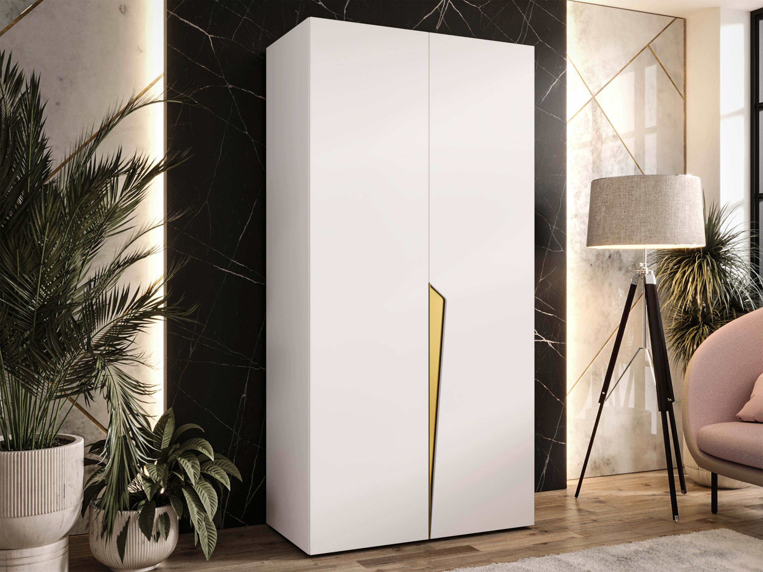Garderobeskab Hartford 603 (Hvid)
