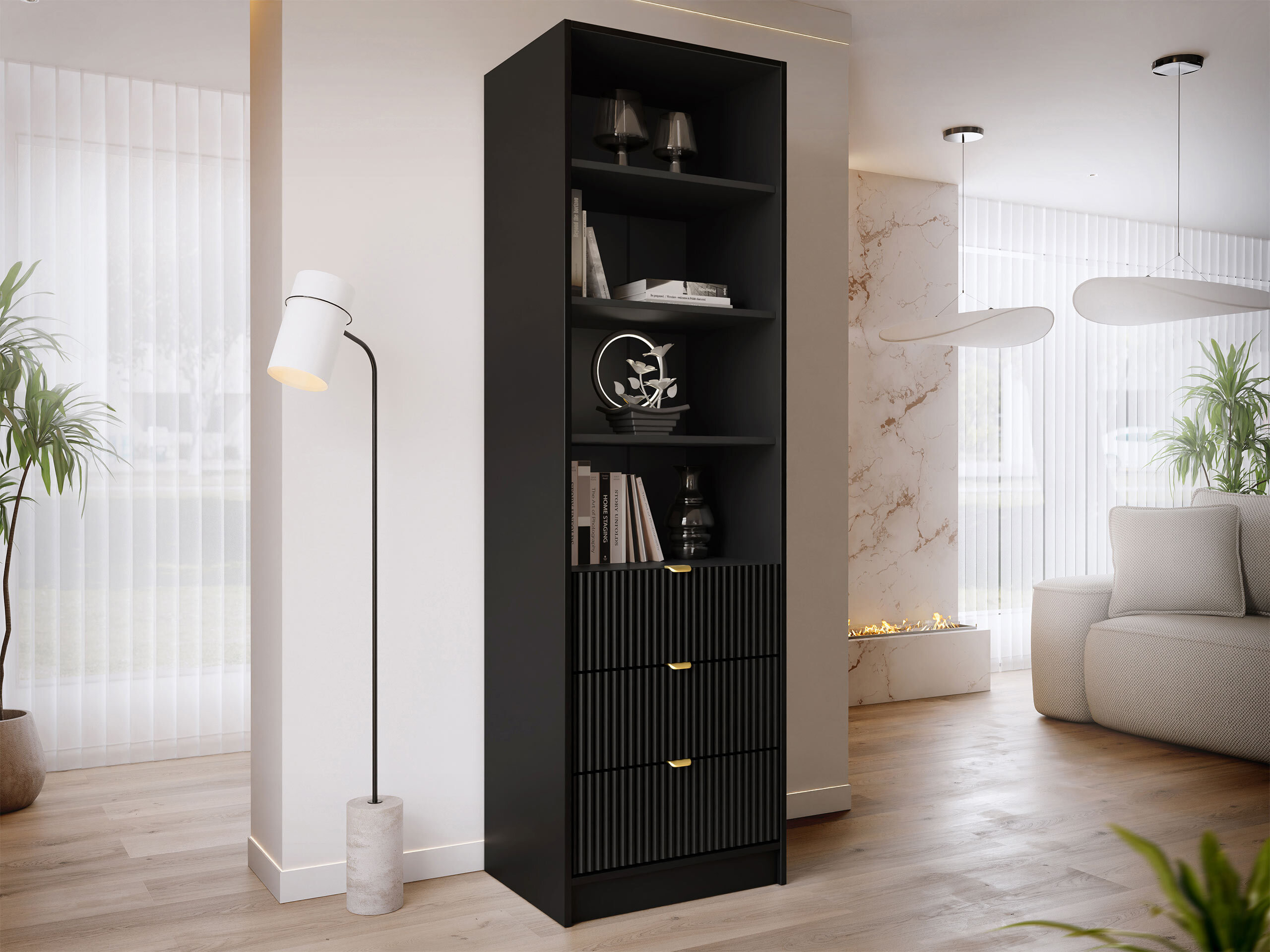 Reol Comfivo Papilio (Sort)