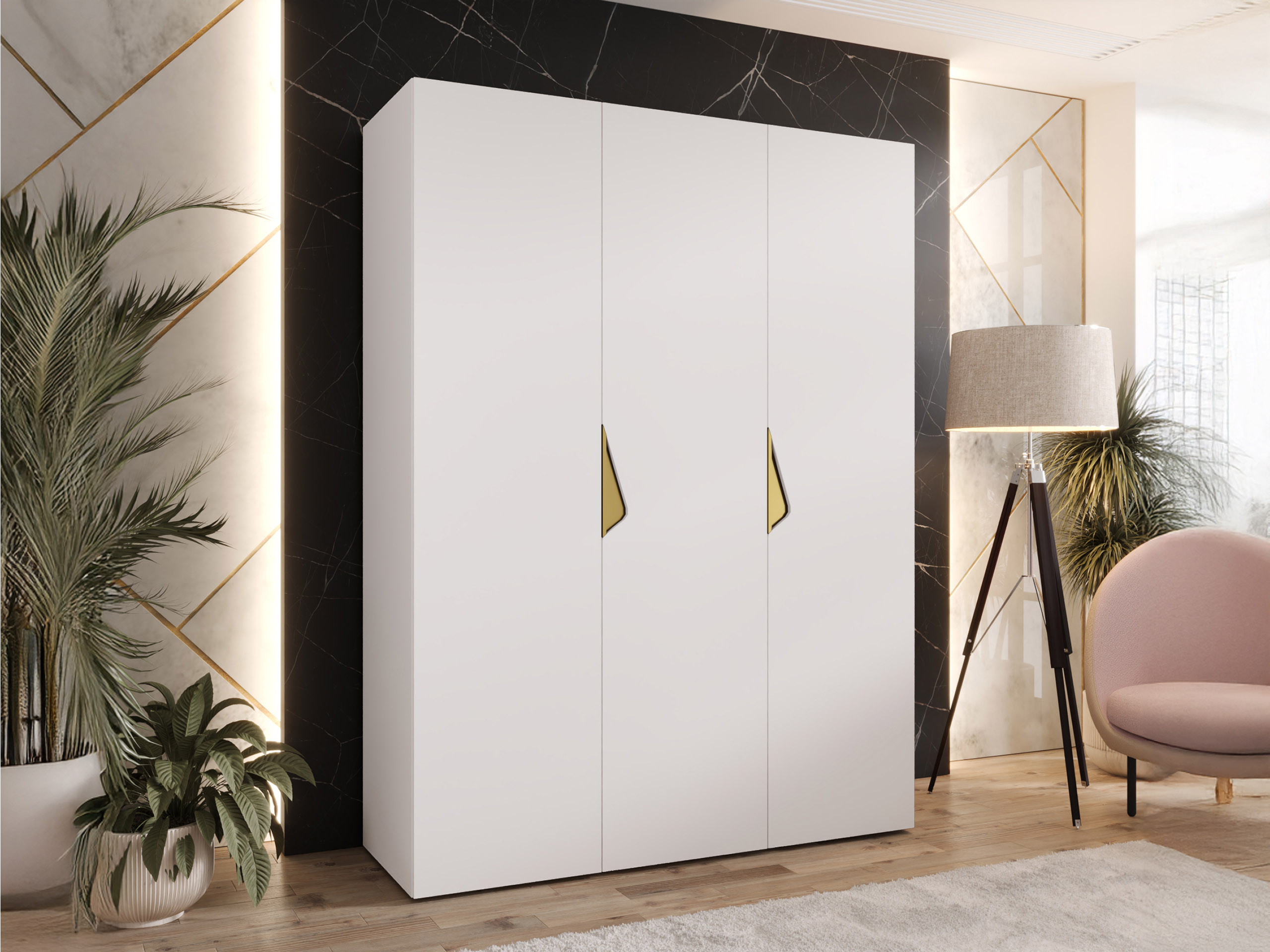 Garderobeskab Hartford 619 (Hvid)