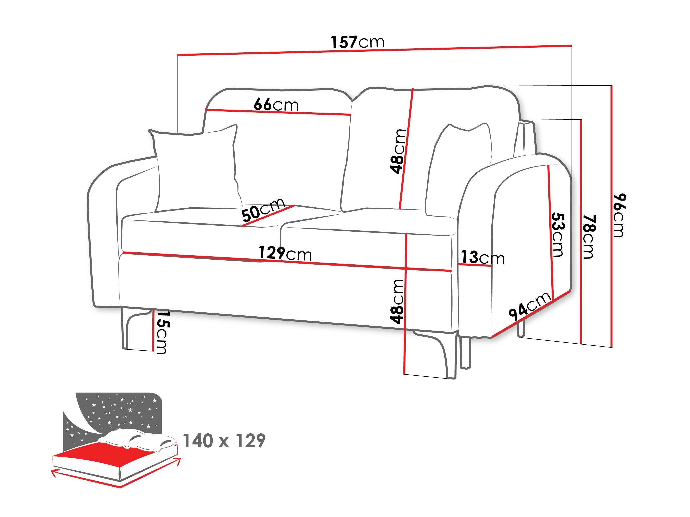 Sovesofa Torlua 101 (Manila 16)