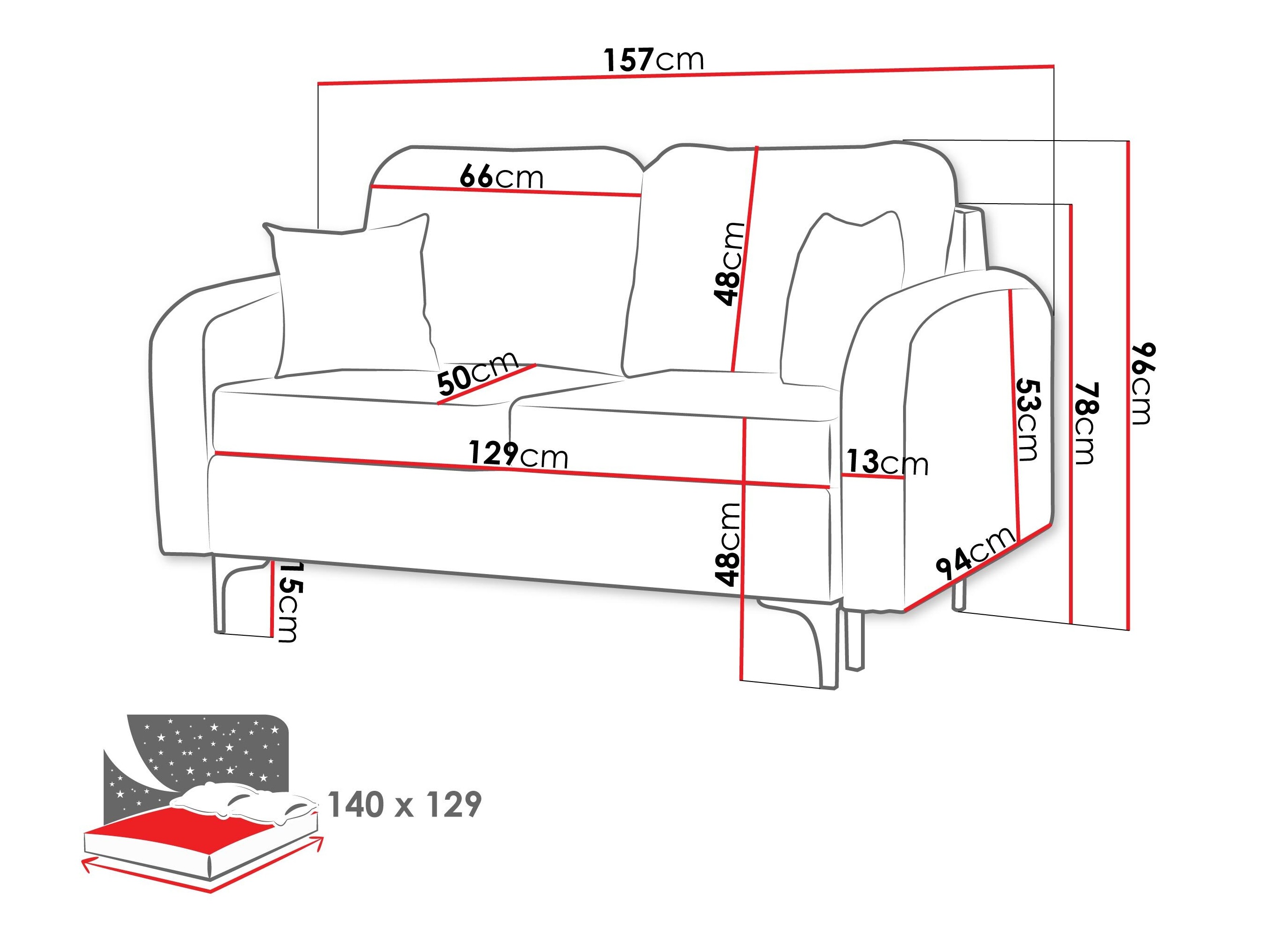 Sovesofa Torlua 101 (Manila 35)