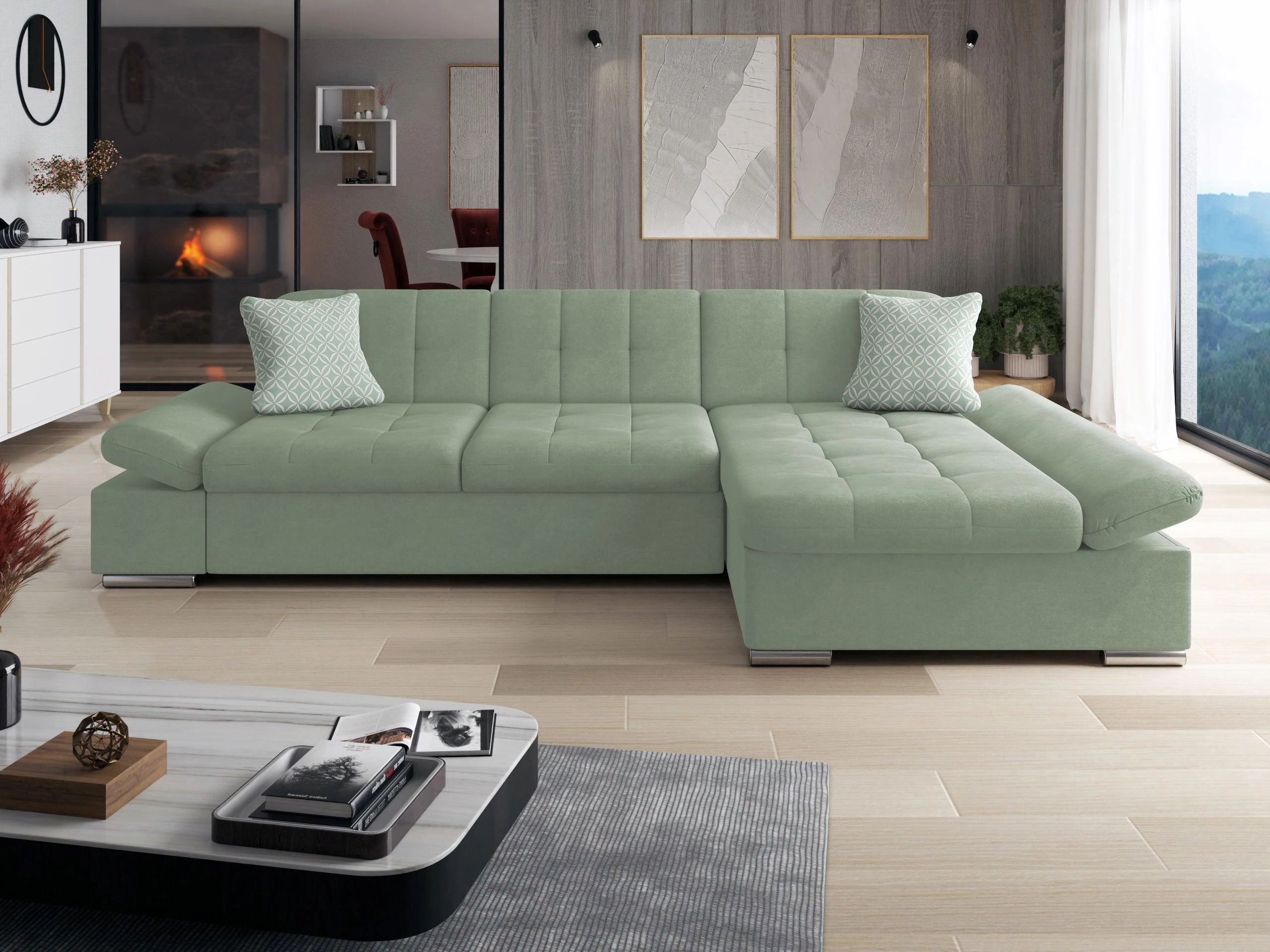 Hjørnesofa Comfivo Serenitas (Uttario Velvet 2954 + Evo 29)